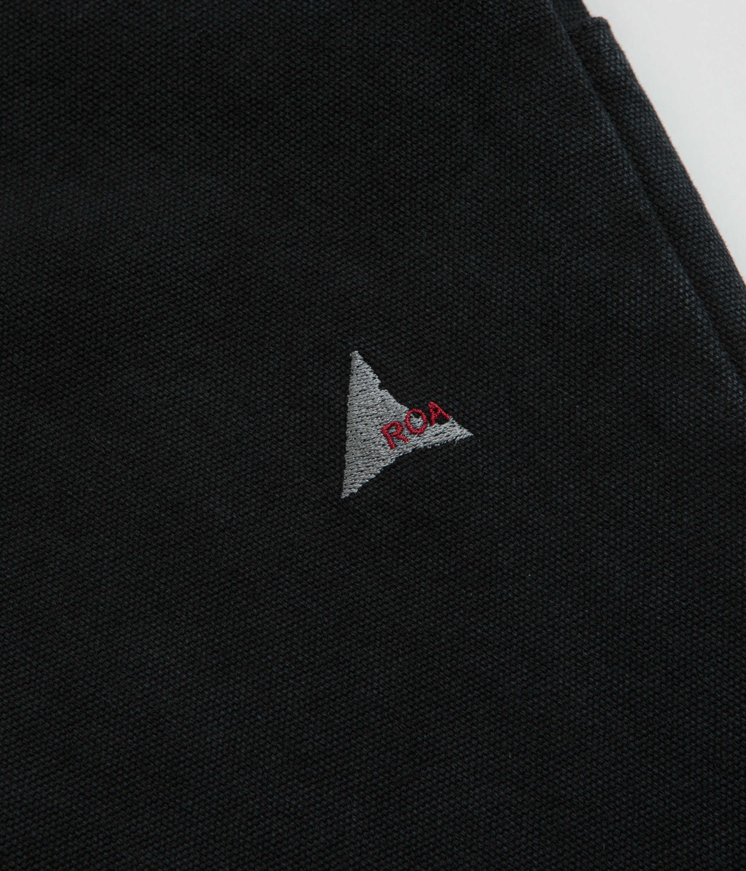 ROA Ash Canvas Shorts - Washed Black