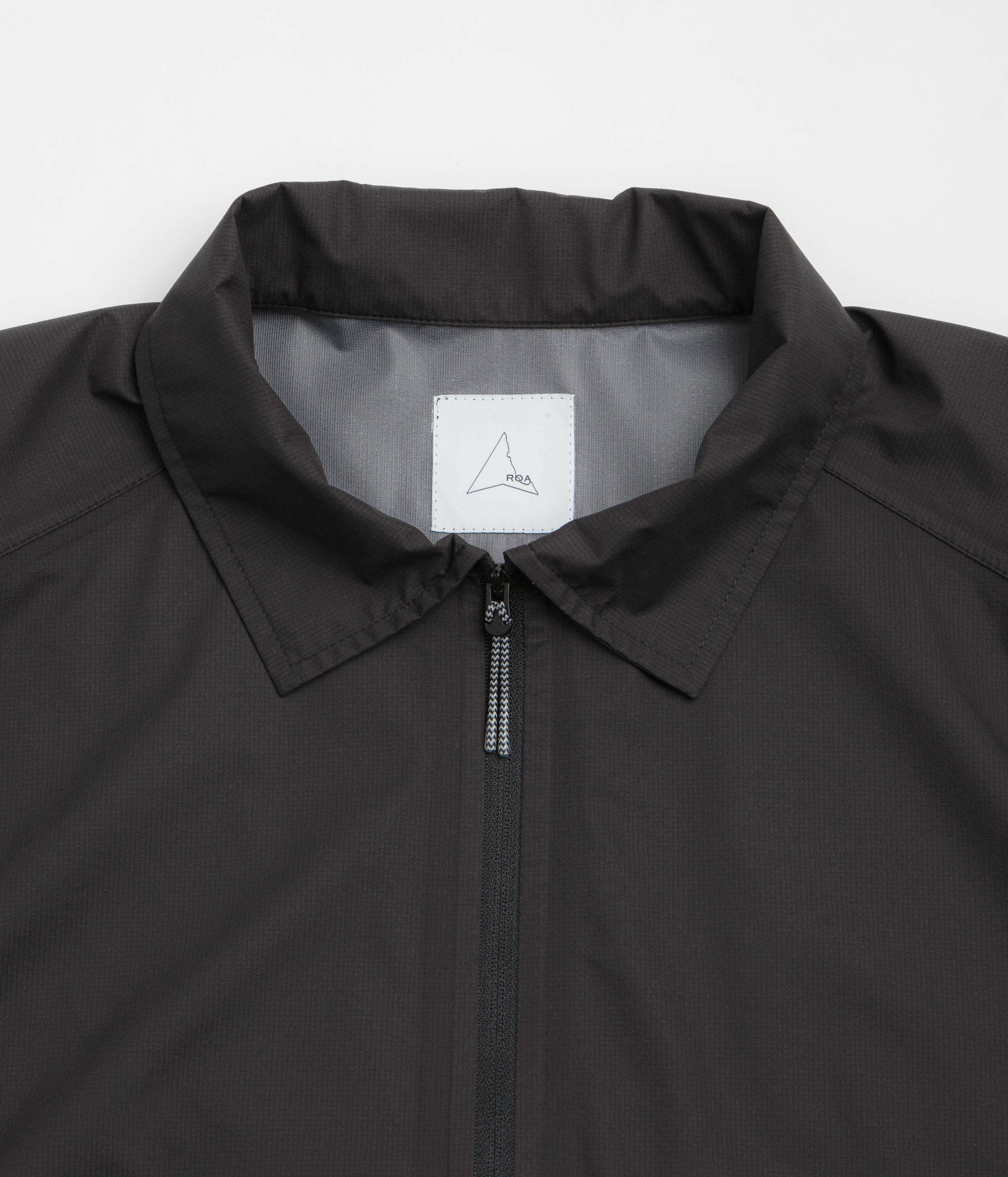ROA Zip Up Shirt Jacket - Black