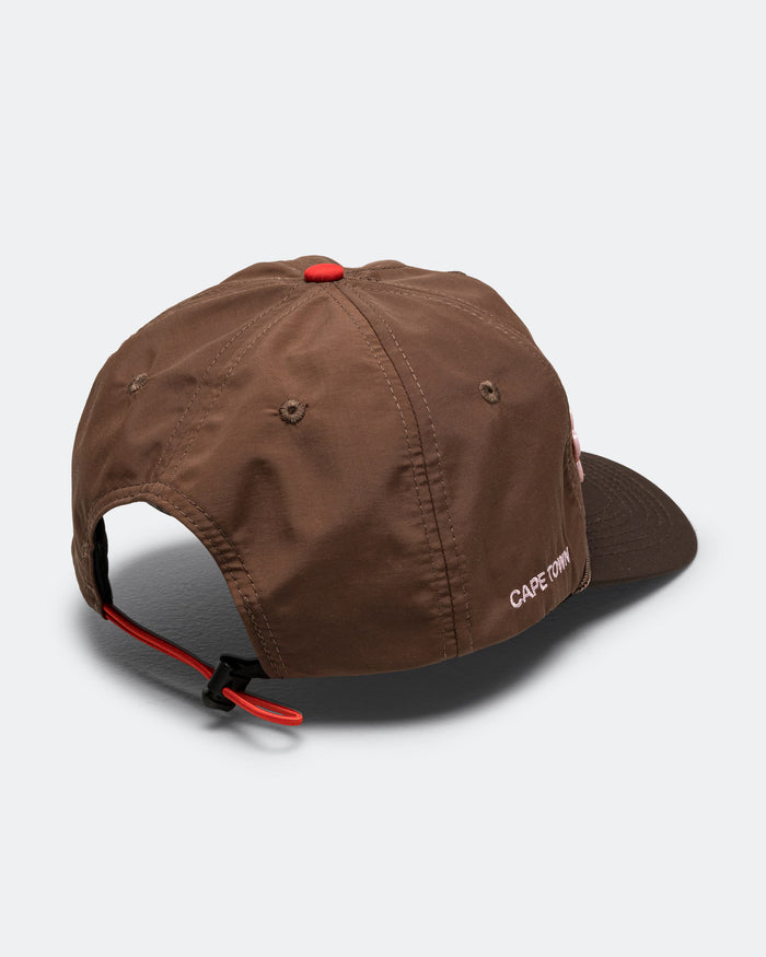 Running Is My Best Friend Pin Trucker Hat - Brown