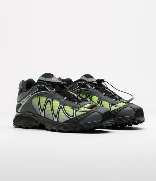 Salomon XT-Whisper Shoes - Black / Asphalt / Acid Lime