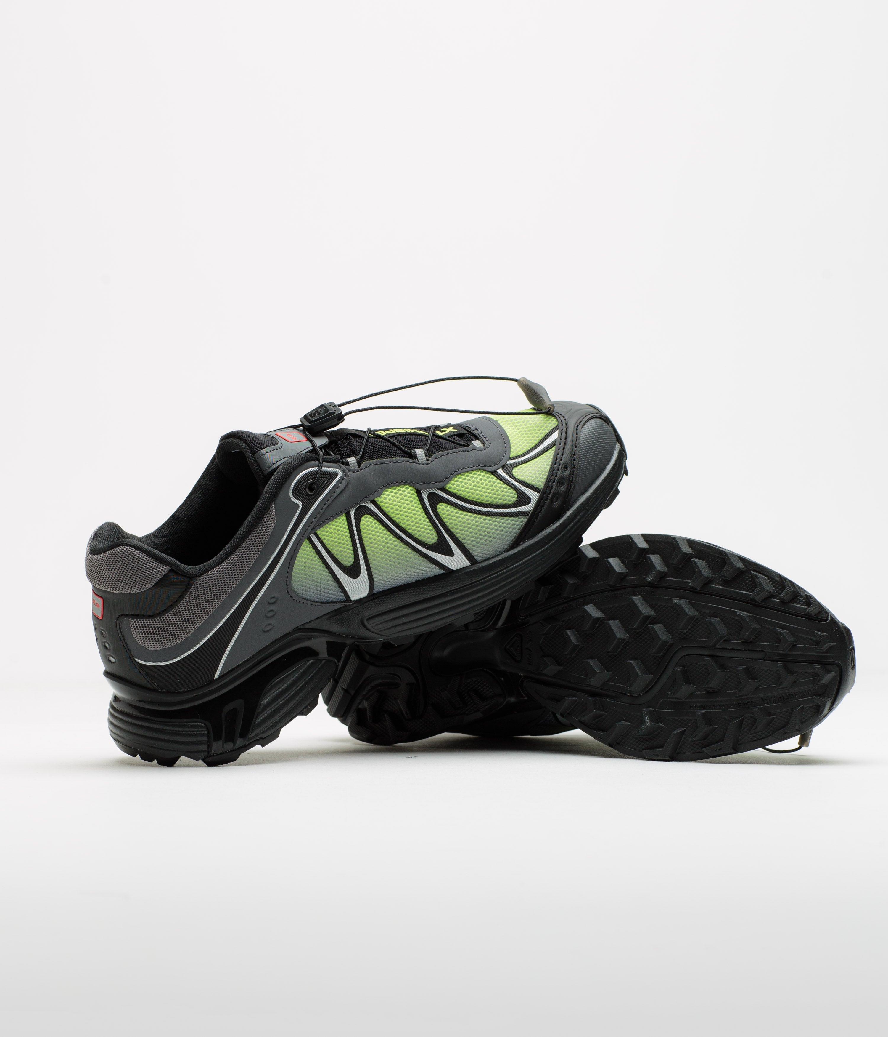 Salomon XT-Whisper Shoes - Black / Asphalt / Acid Lime
