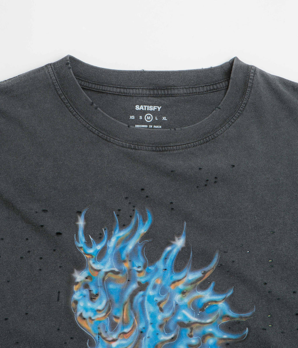 Satisfy MothTech Offroad T-Shirt - Aged Black