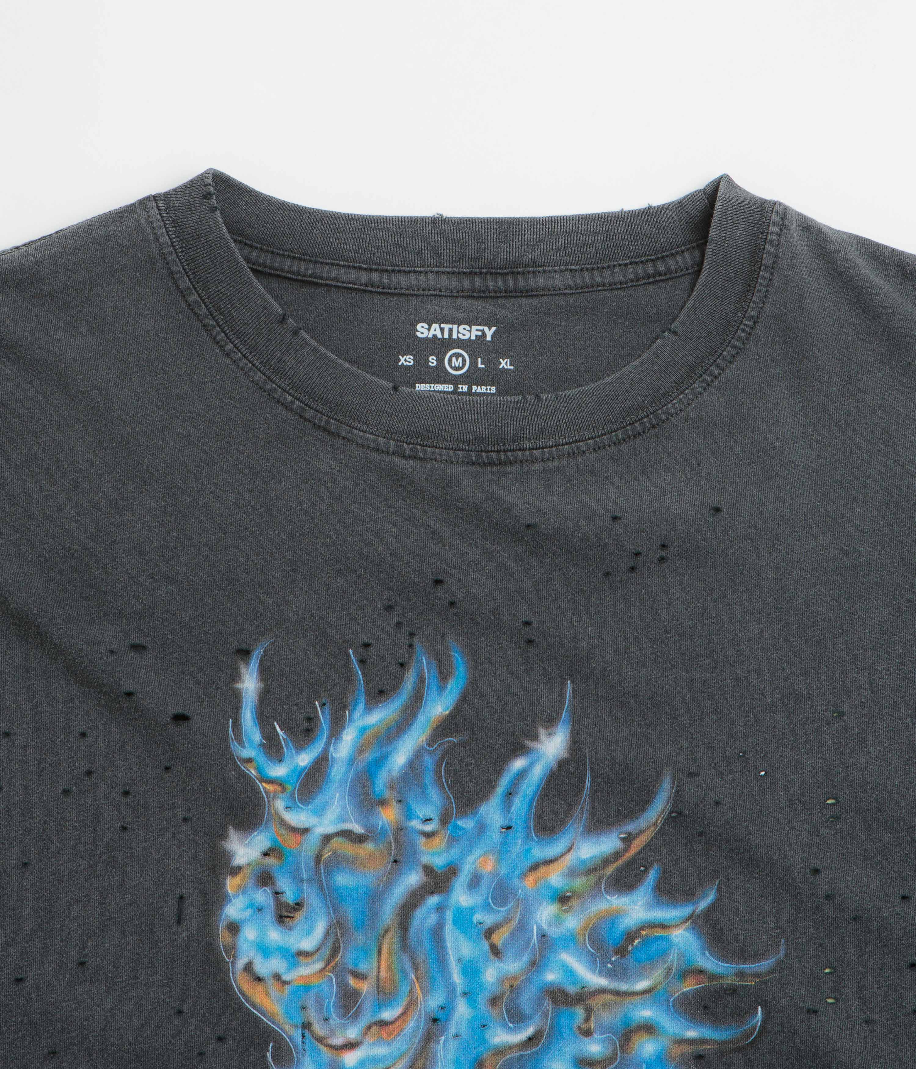 Satisfy MothTech Offroad T-Shirt - Aged Black