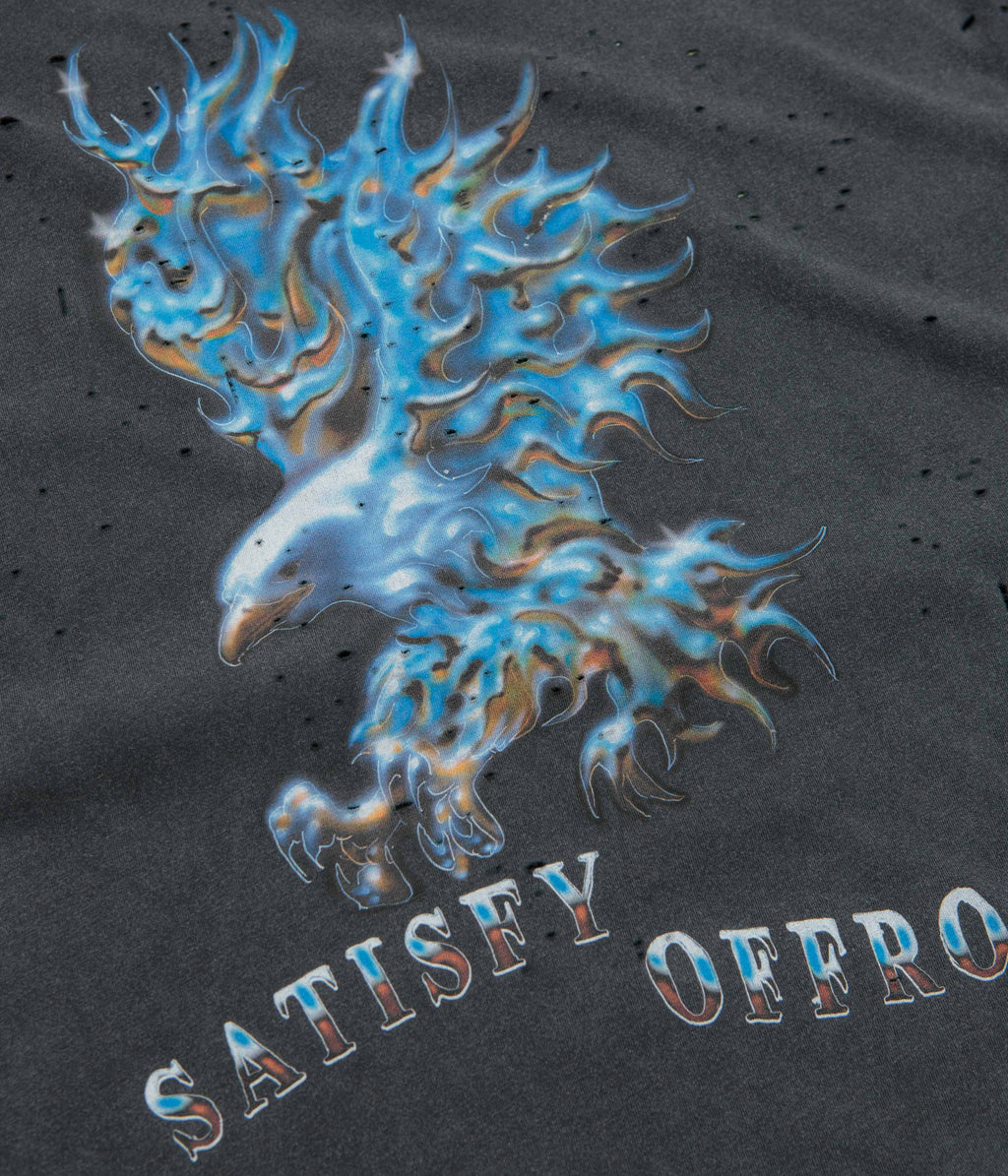 Satisfy MothTech Offroad T-Shirt - Aged Black