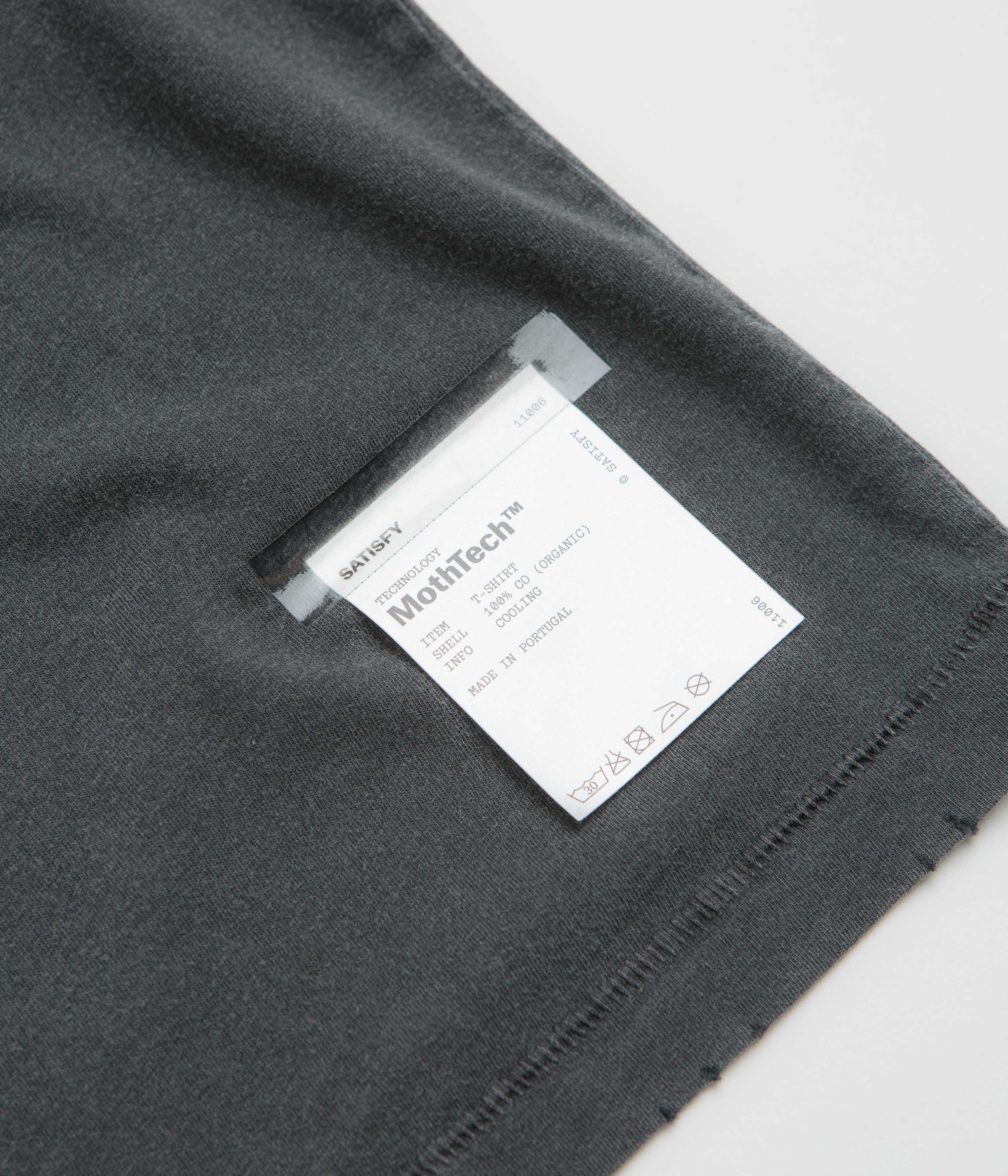 Satisfy MothTech Wild and Free T-Shirt - Aged Black