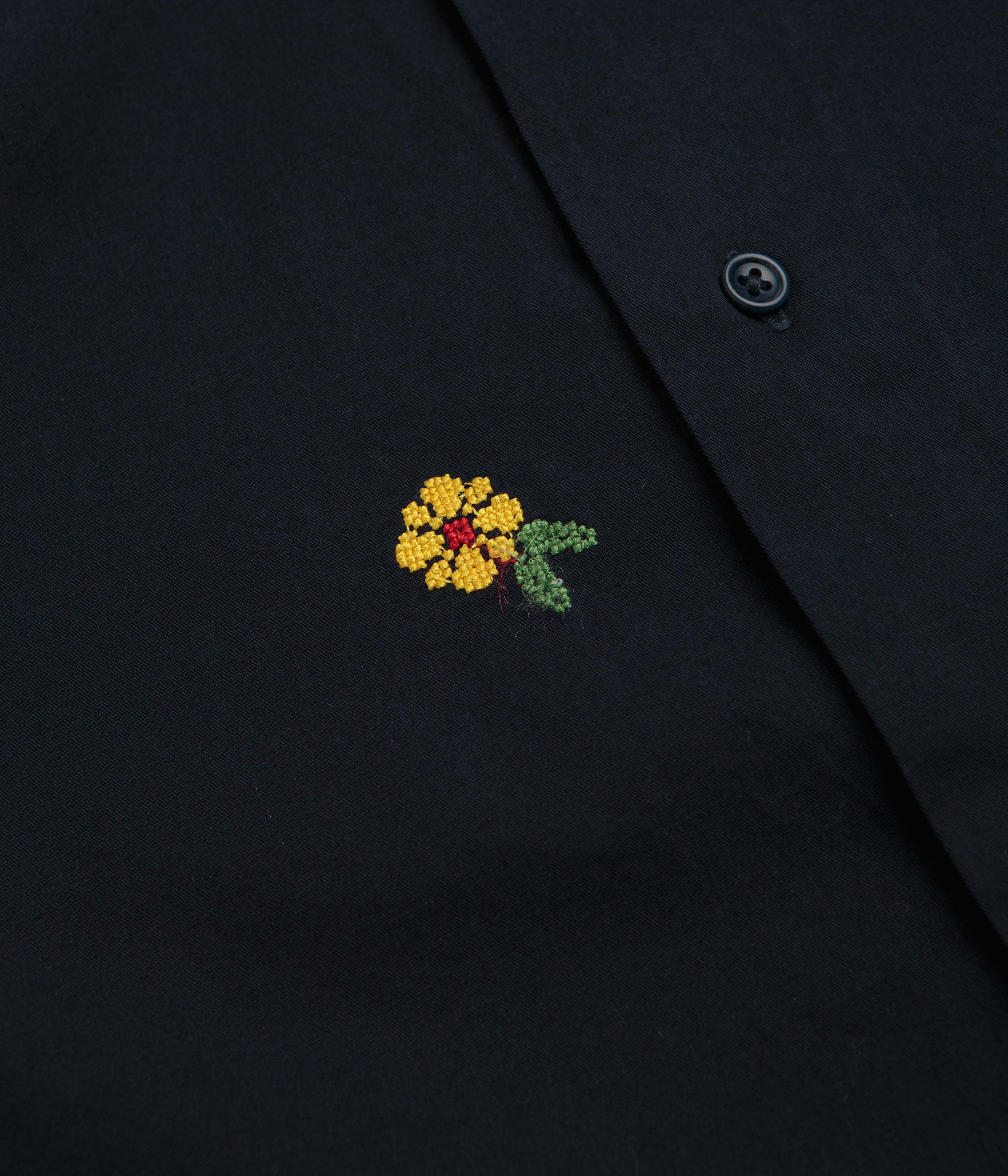 Service Works Cross Stitch Short Sleeve Shirt - Dark Navy