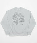 Service Works Frequent Flyer Crewneck Sweatshirt - Heather Grey