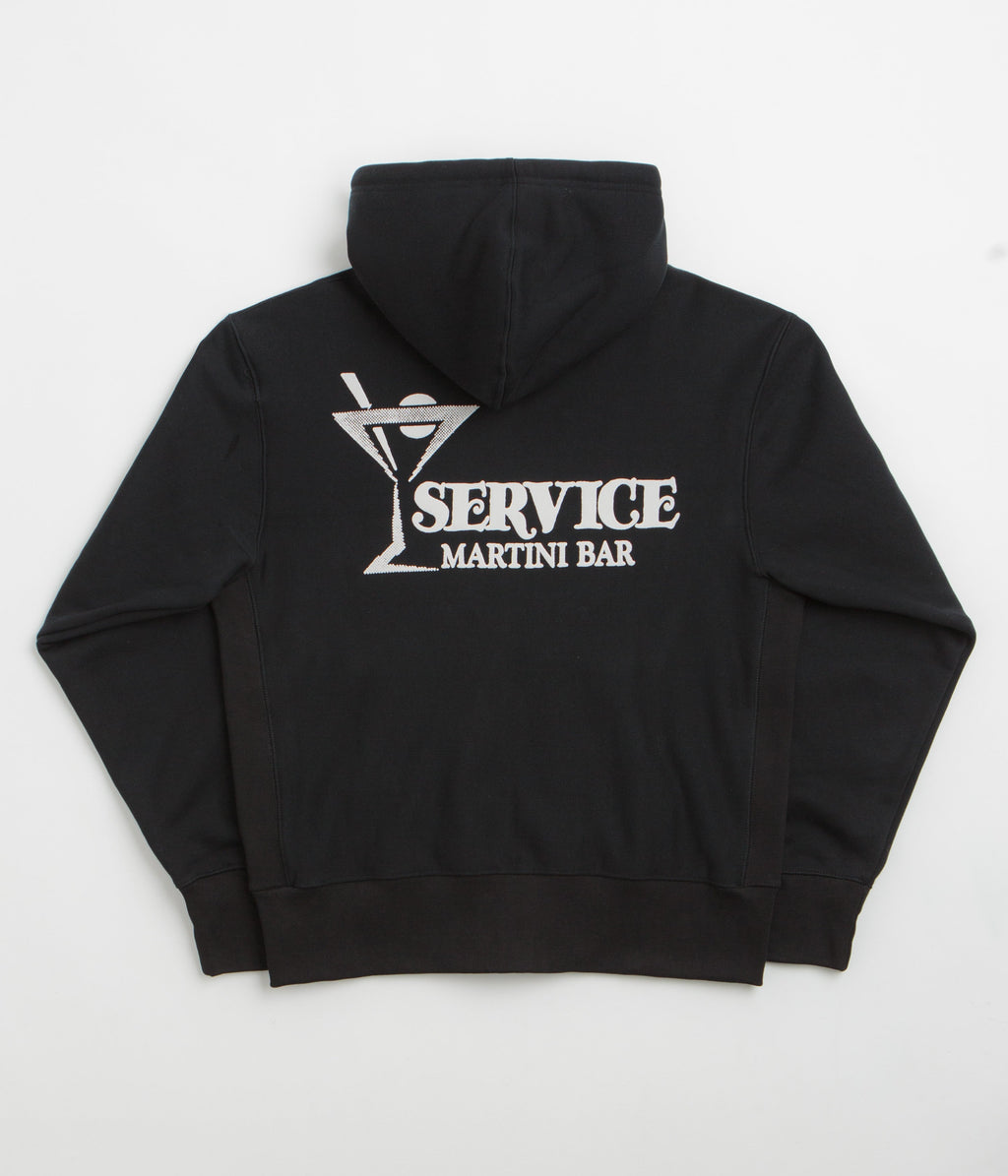 Service Works Martini Zipper Hoodie - Black