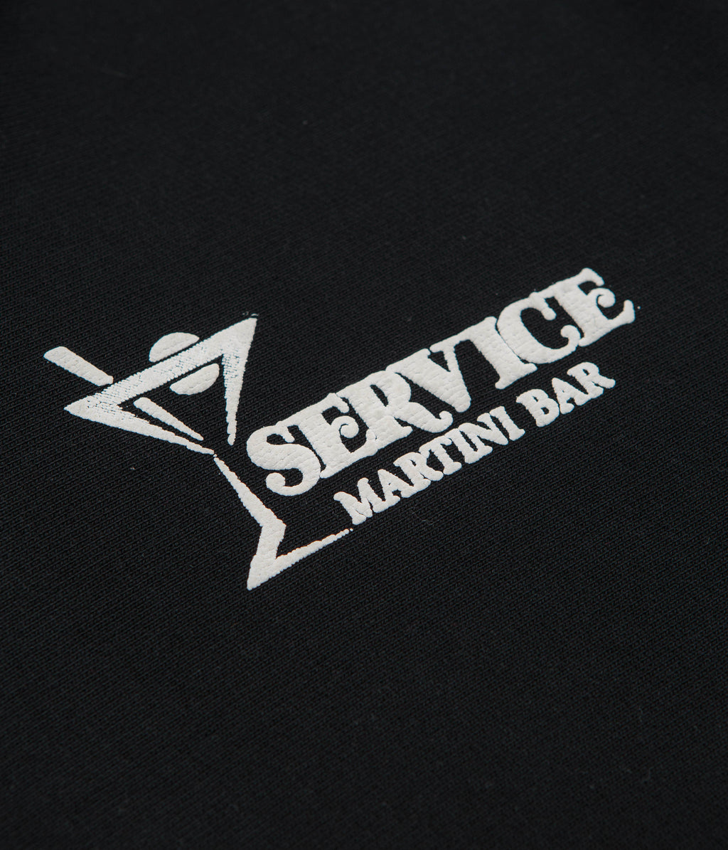 Service Works Martini Zipper Hoodie - Black