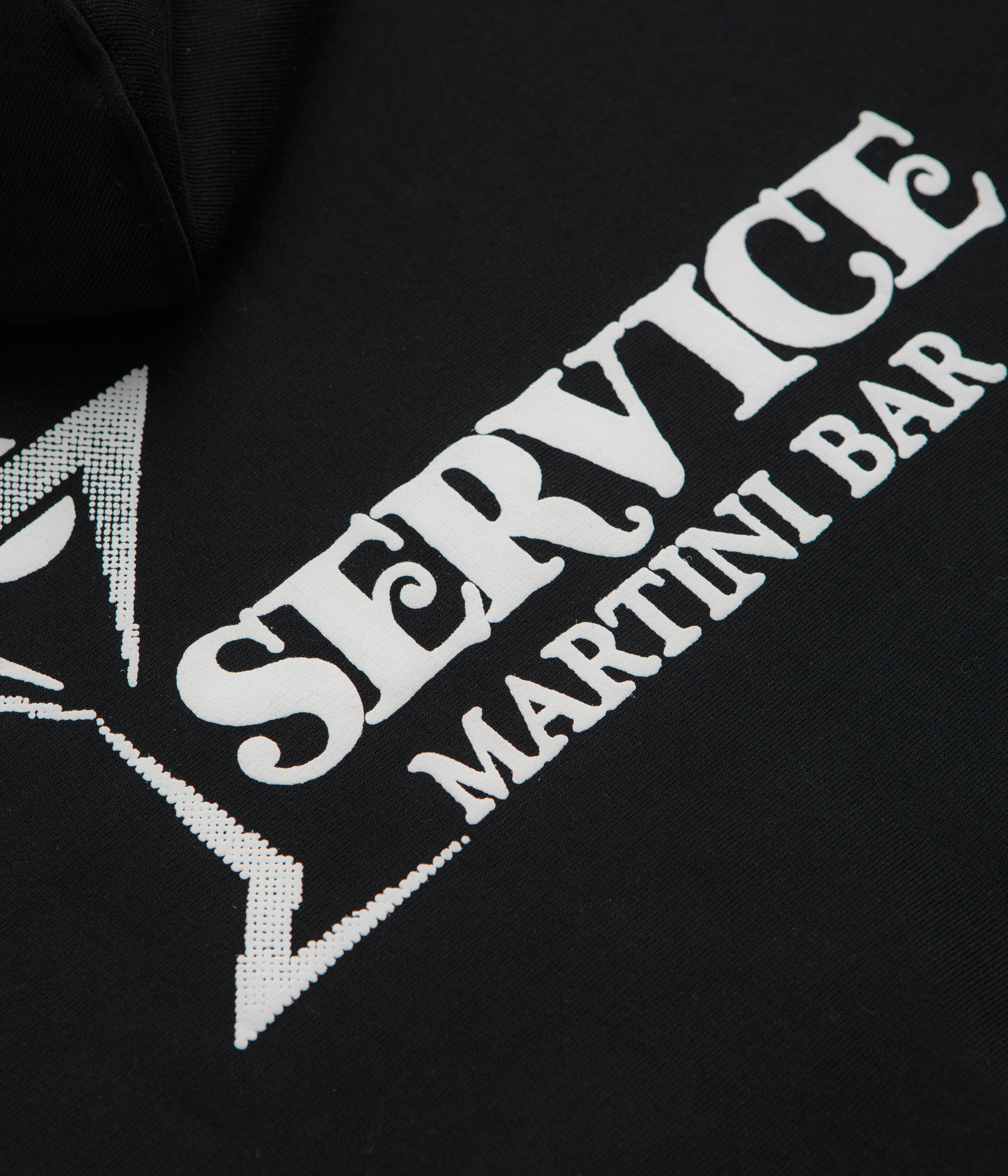 Service Works Martini Zipper Hoodie - Black