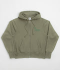 Service Works Martini Zipper Hoodie - Olive