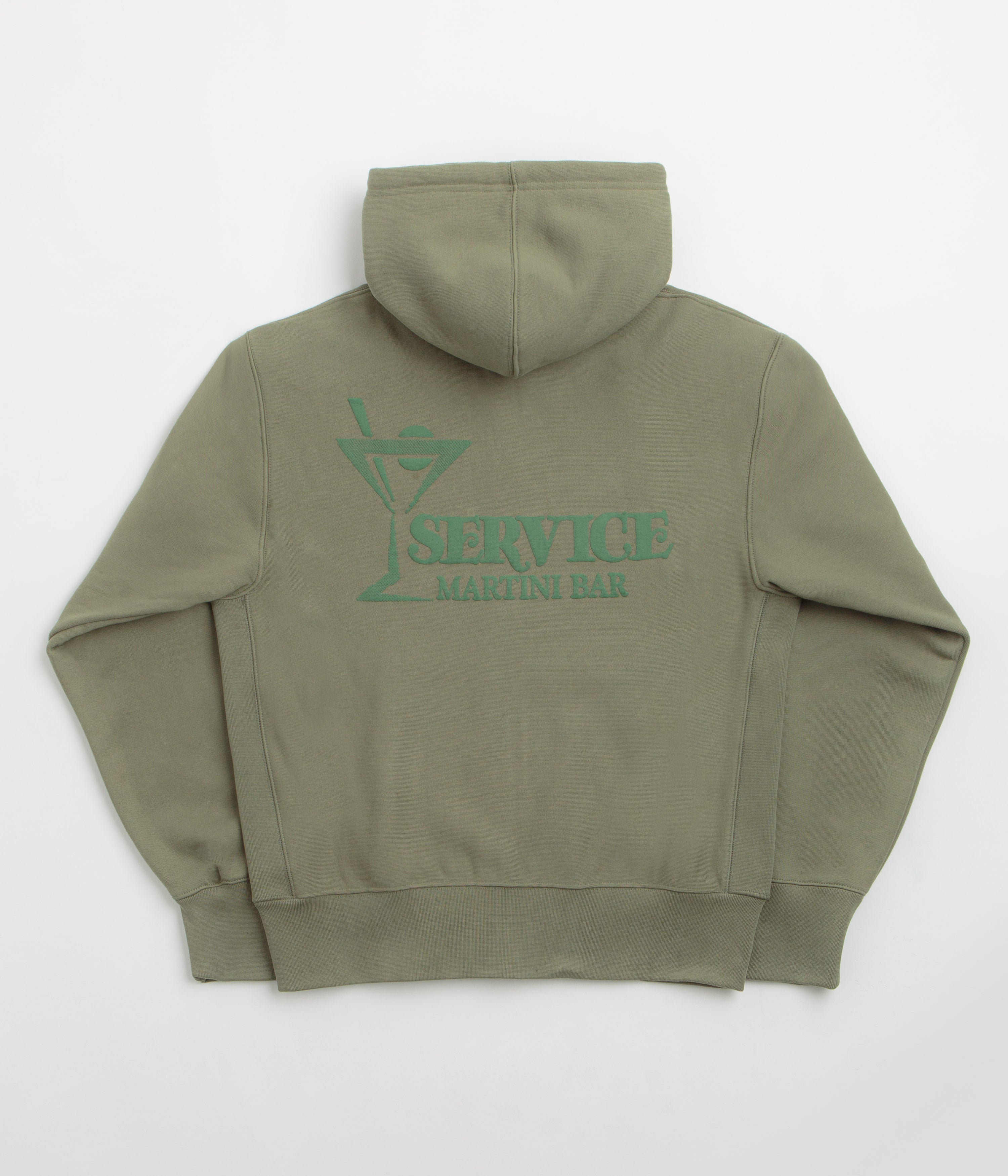 Service Works Martini Zipper Hoodie - Olive