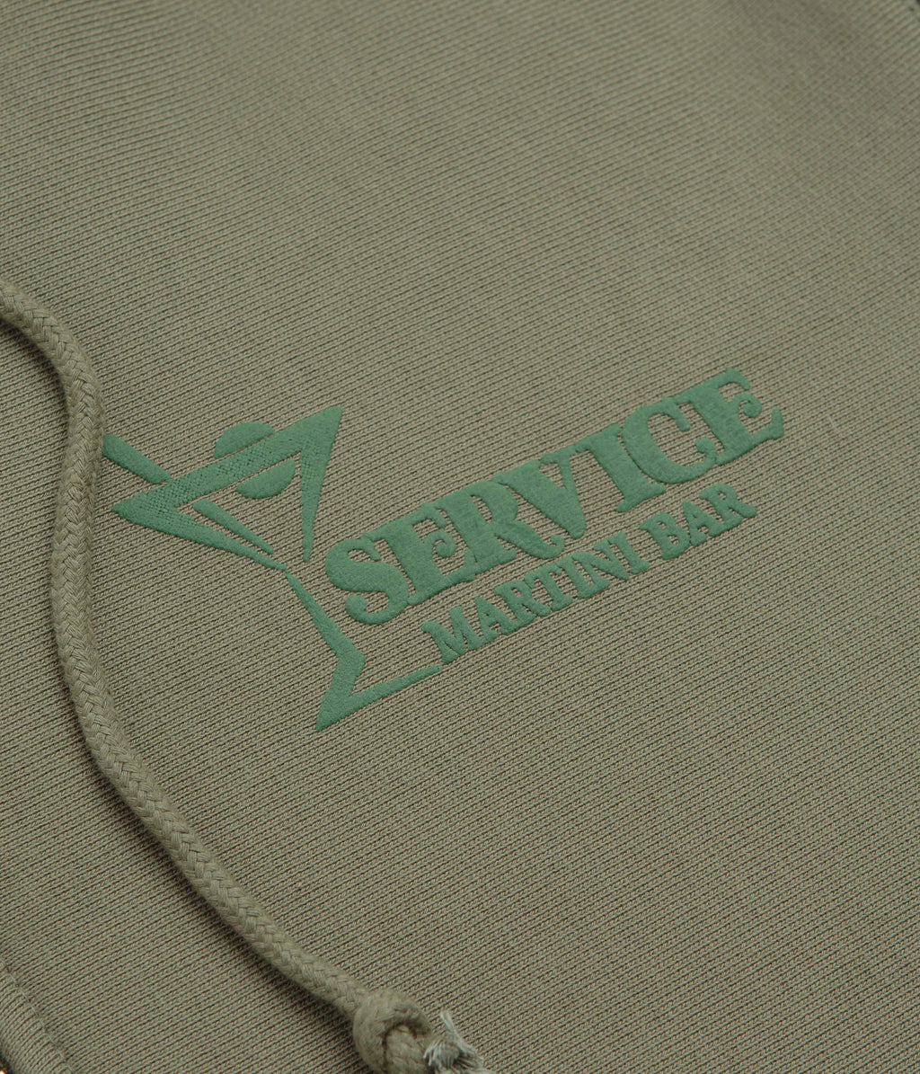 Service Works Martini Zipper Hoodie - Olive