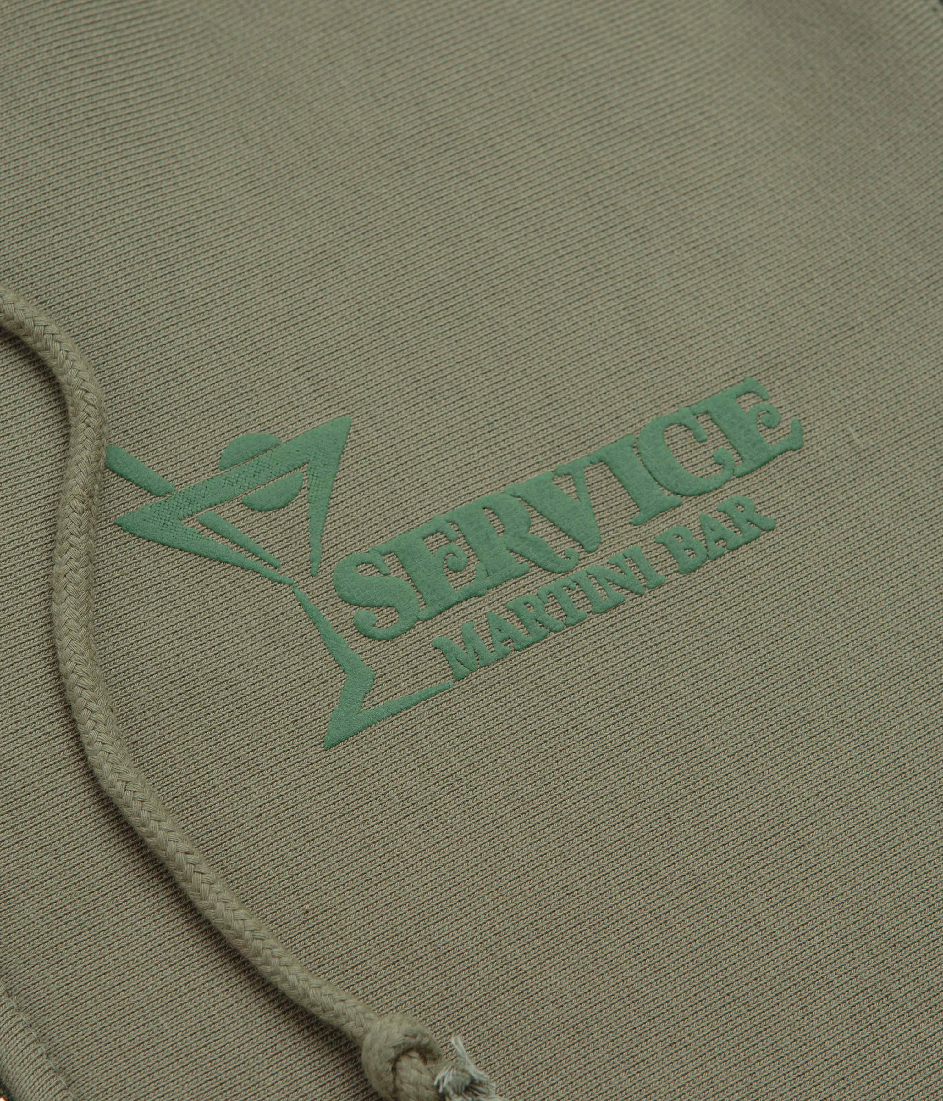 Service Works Martini Zipper Hoodie - Olive