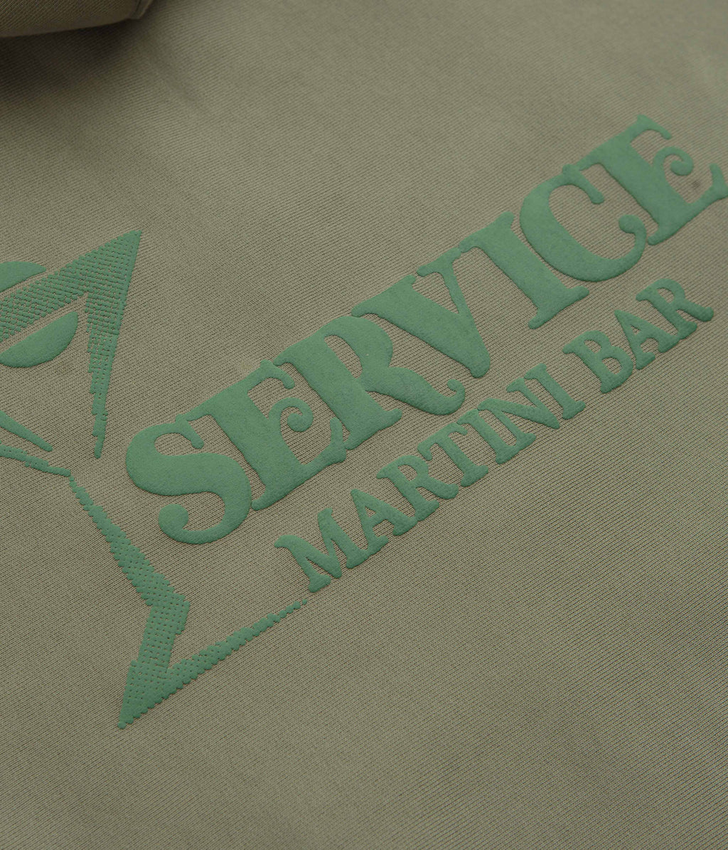 Service Works Martini Zipper Hoodie - Olive