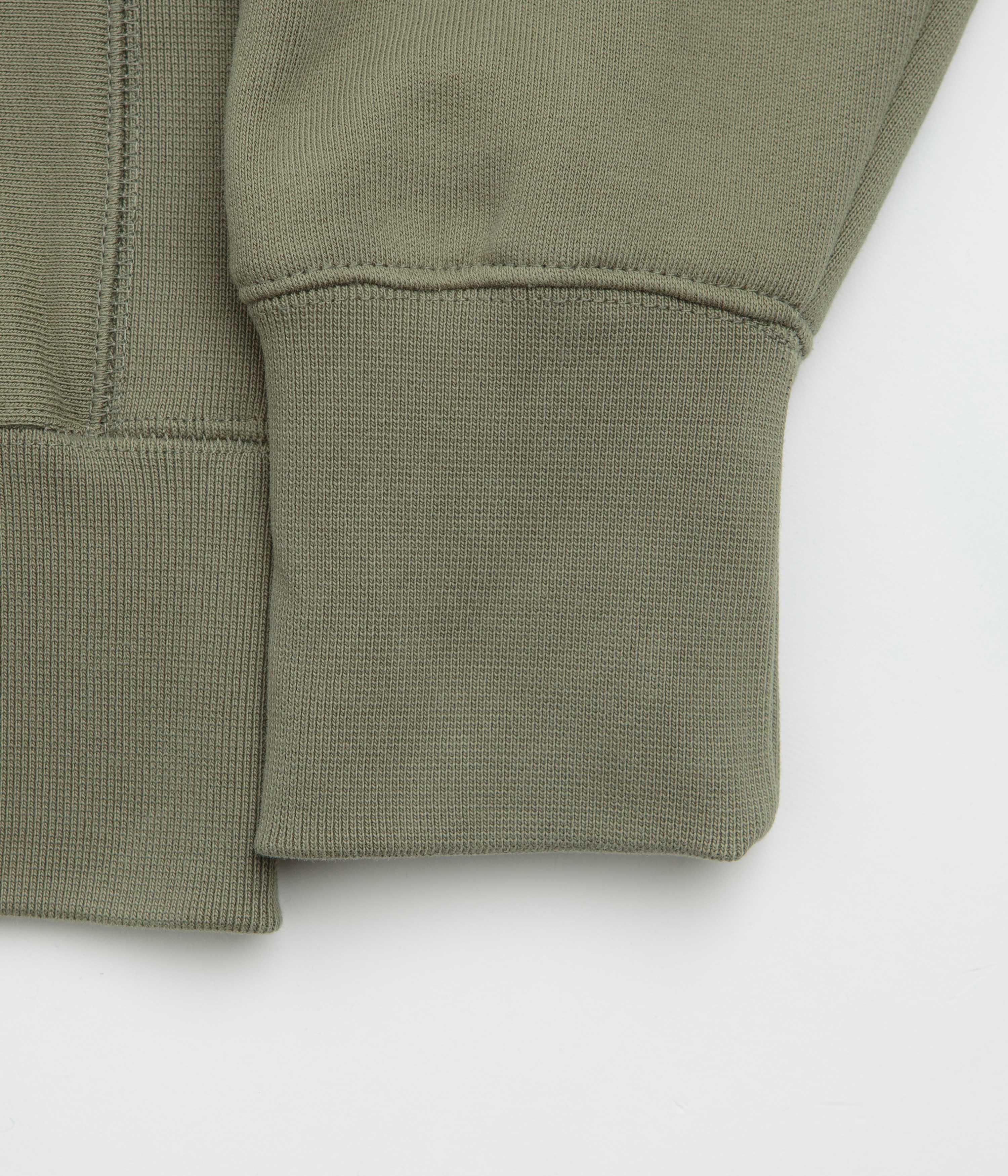 Service Works Martini Zipper Hoodie - Olive