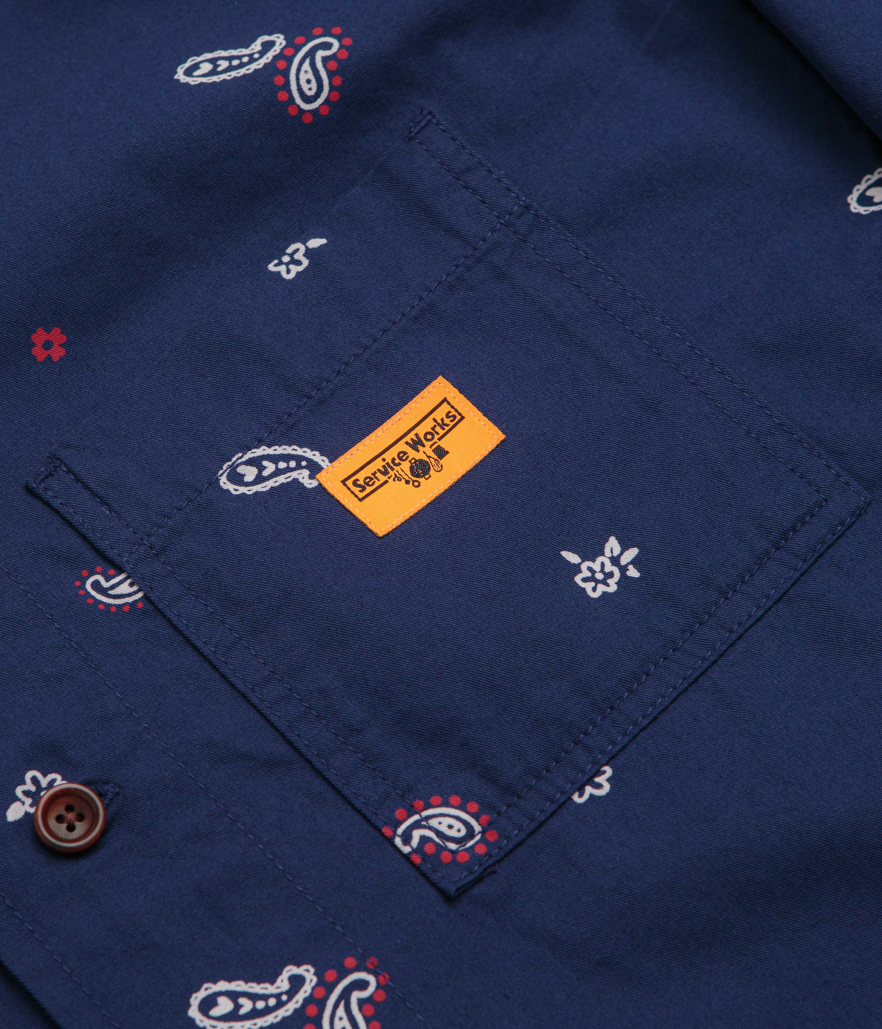 Service Works Paisley FOH Jacket - Royal