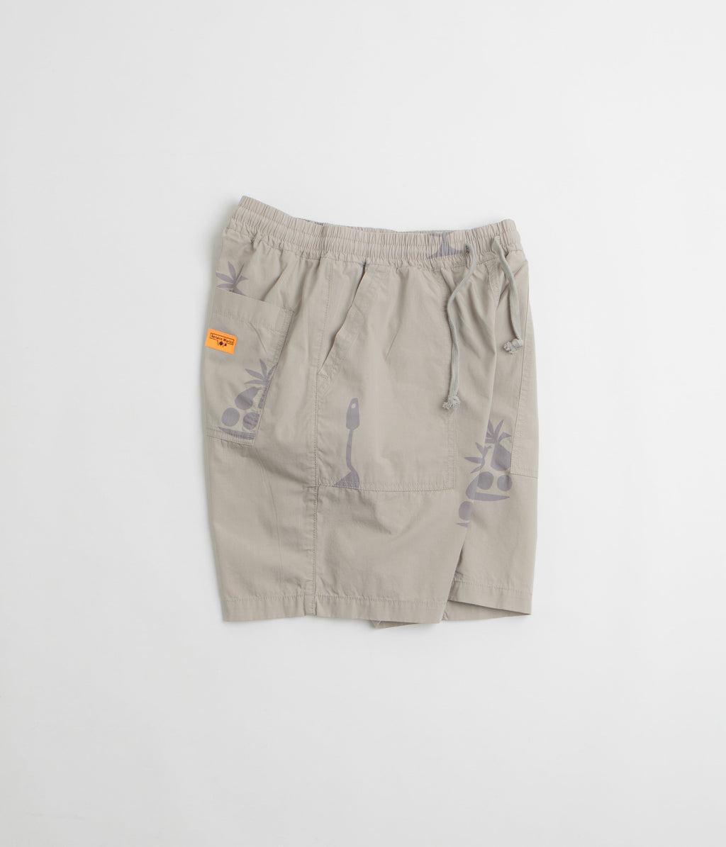 Service Works Poplin Printed Chef Shorts - Stone