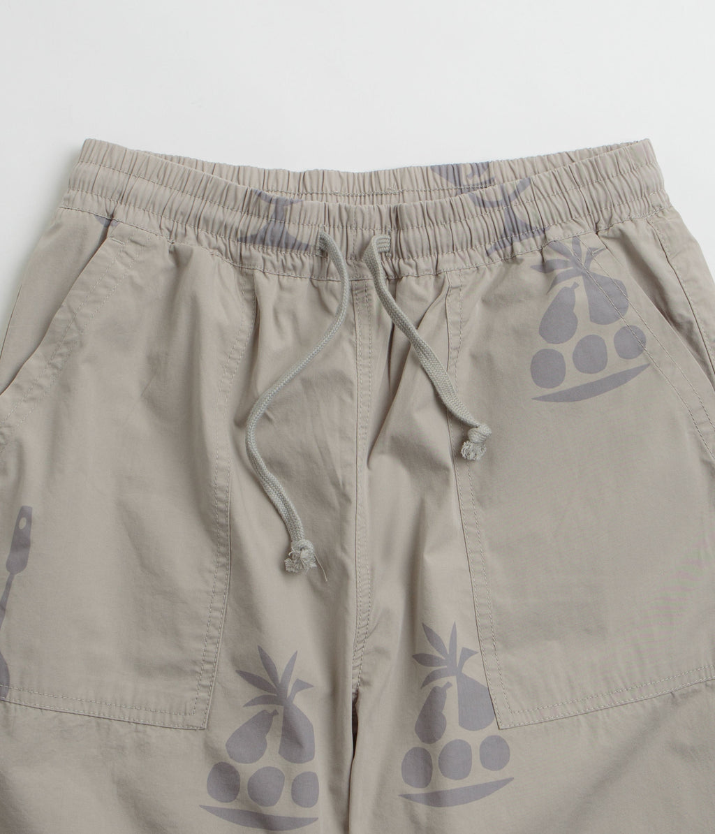 Service Works Poplin Printed Chef Shorts - Stone