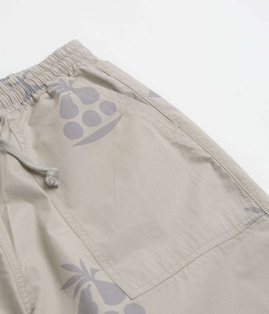 Service Works Poplin Printed Chef Shorts - Stone