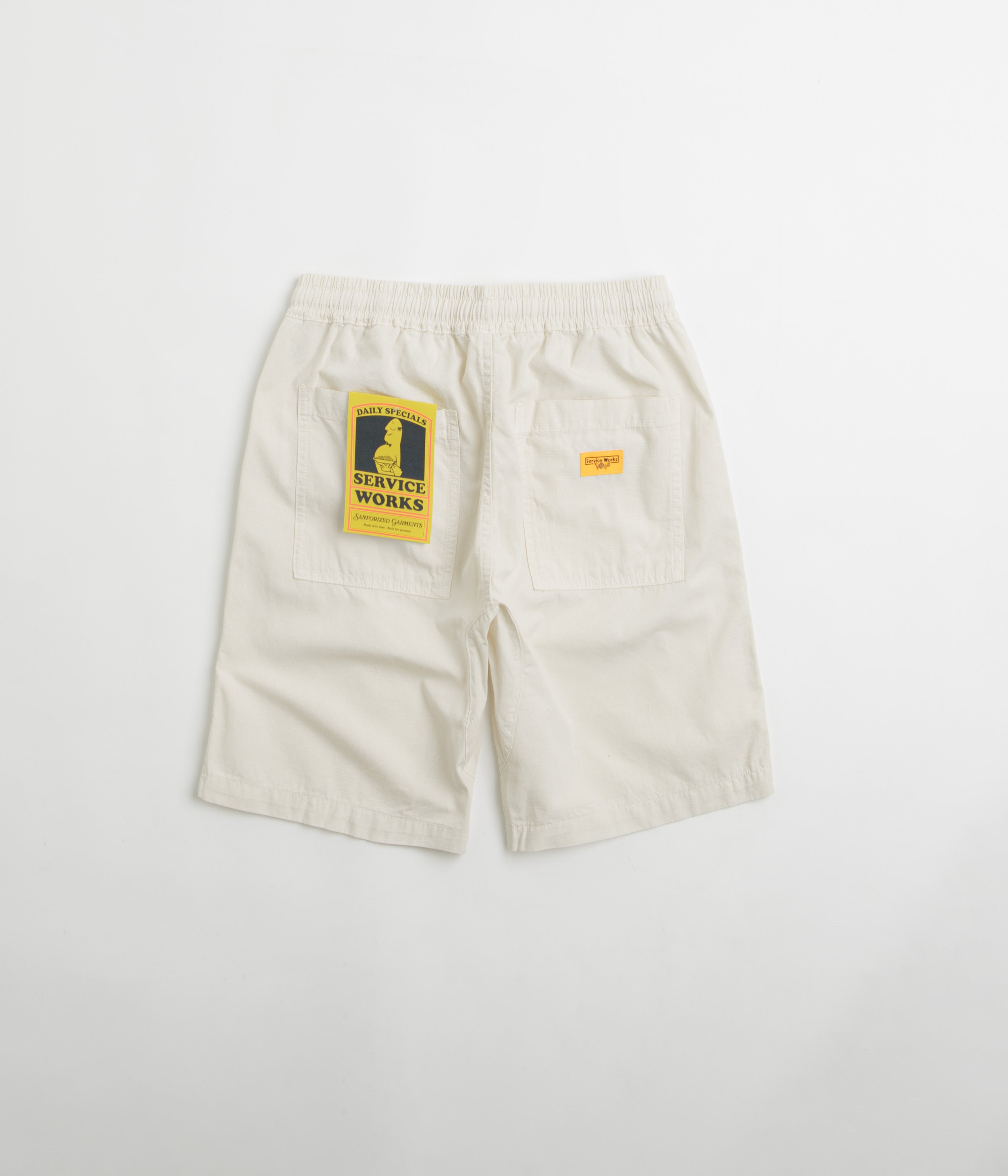 Service Works Ripstop Chef Shorts - Bone