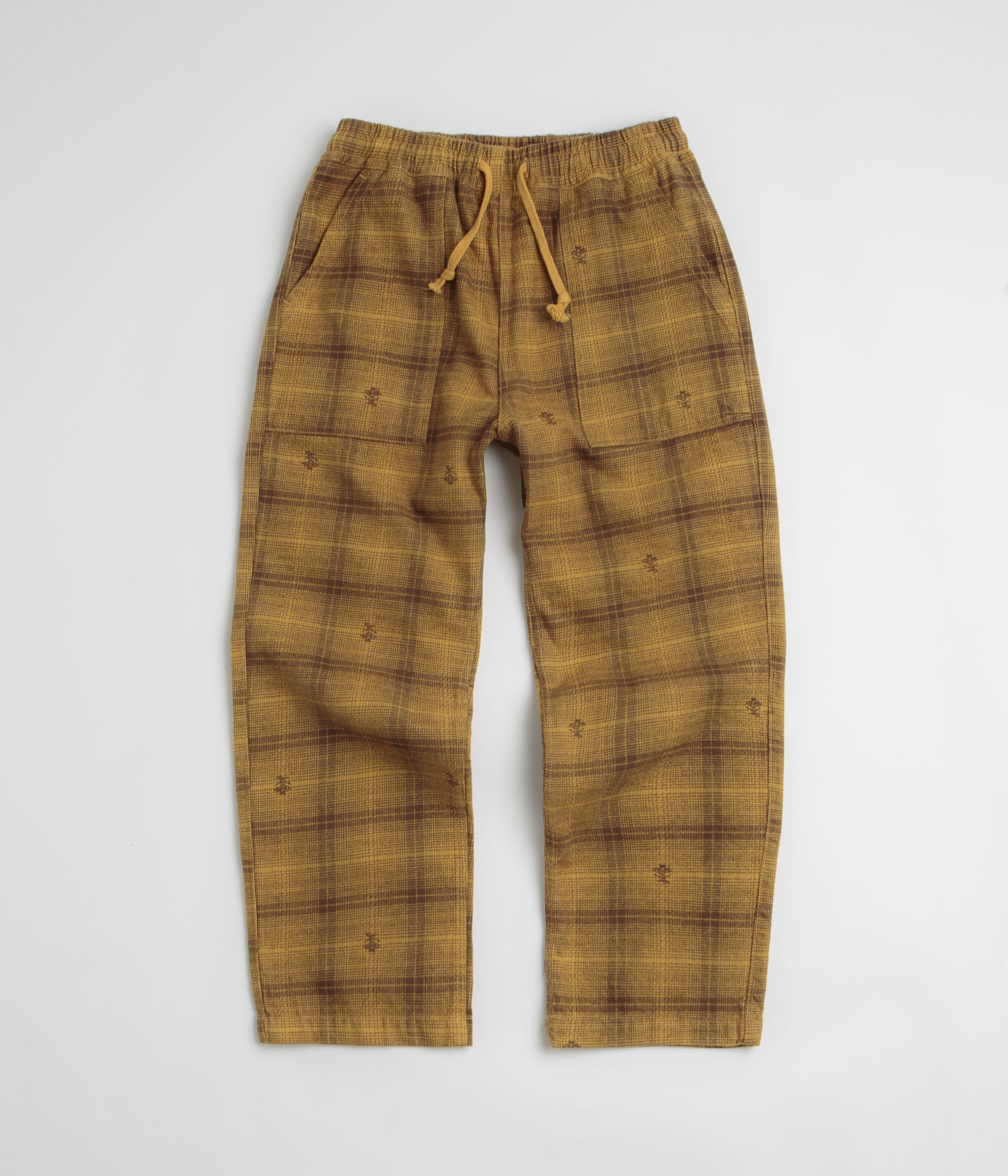 Service Works Thistle Plaid Chef Pants - Ochre