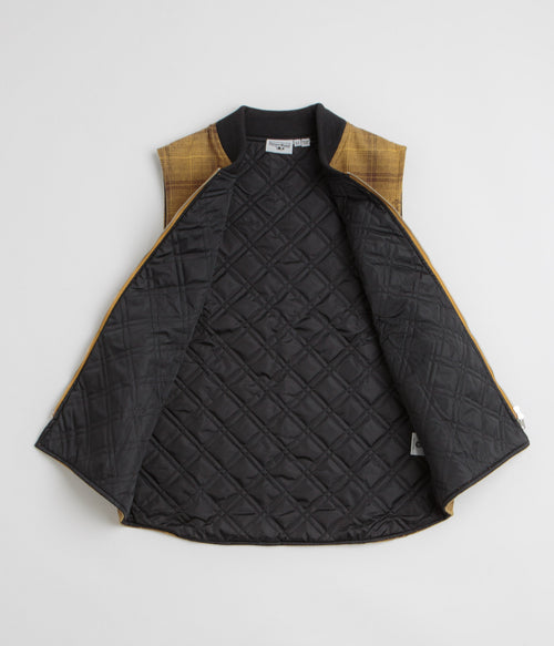 Service Works Thistle Plaid Work Vest - Ochre