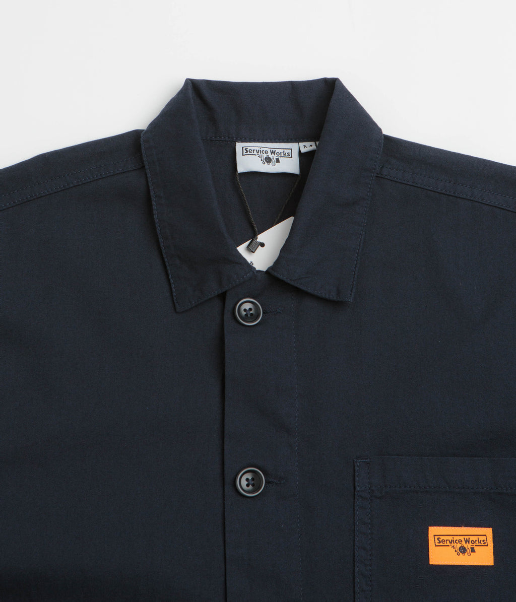 Service Works Twill Chore Shirt - Dark Navy