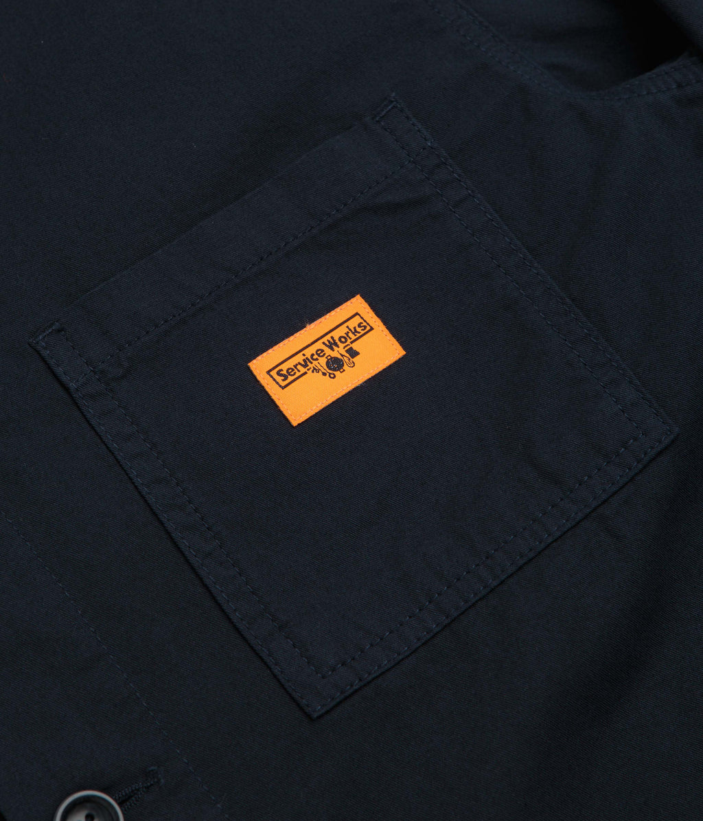Service Works Twill Chore Shirt - Dark Navy