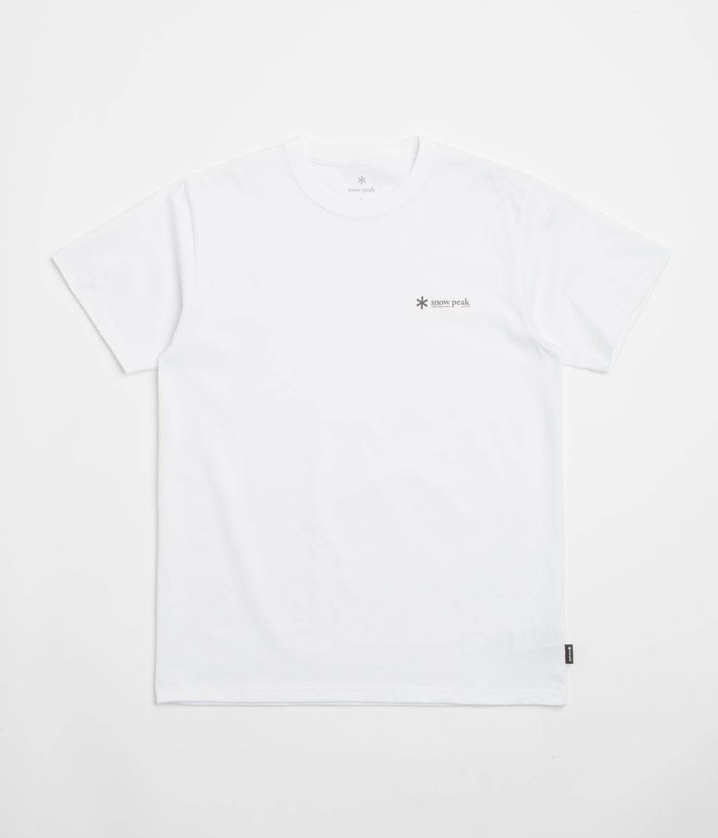 Snow Peak Chest Logo T-Shirt - White