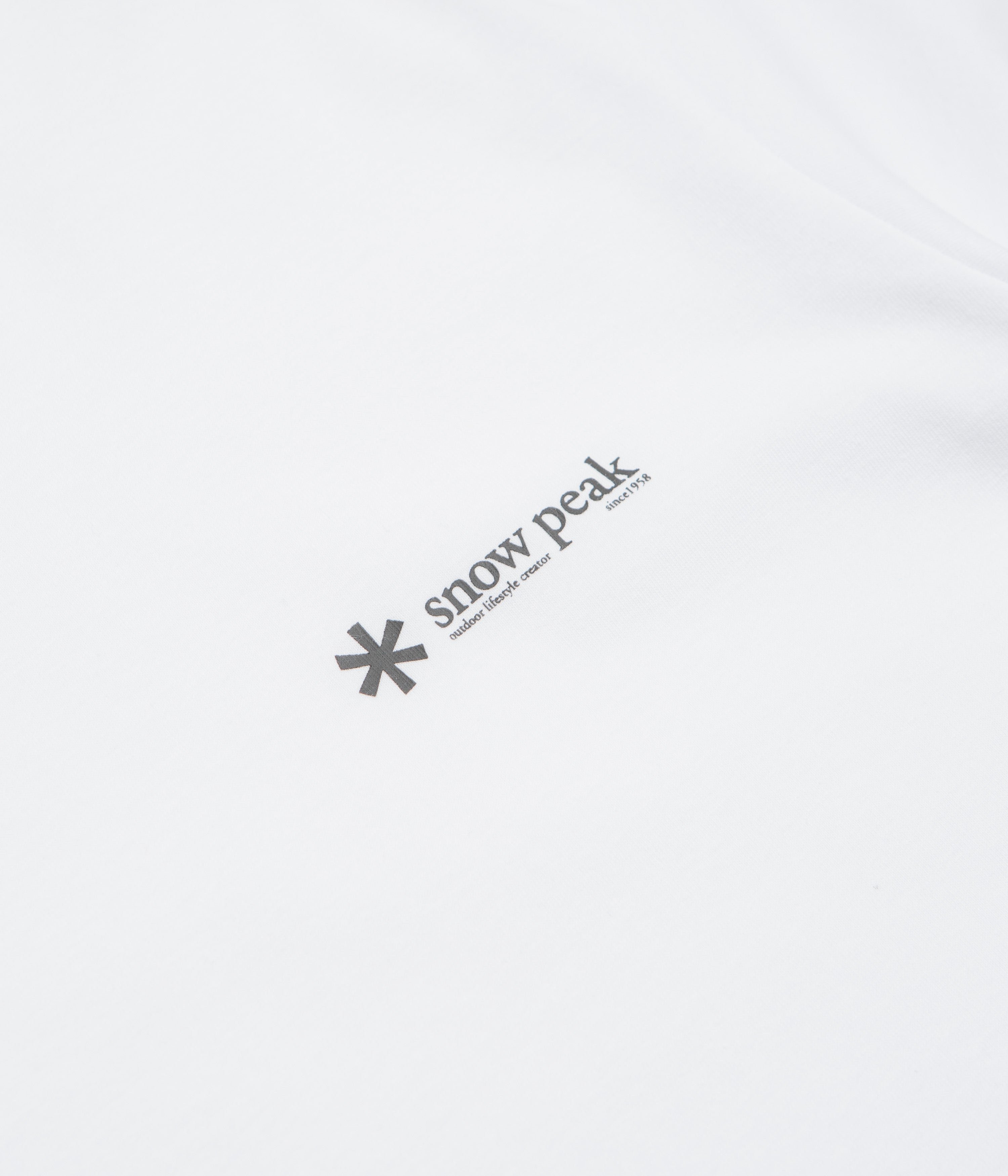Snow Peak Chest Logo T-Shirt - White