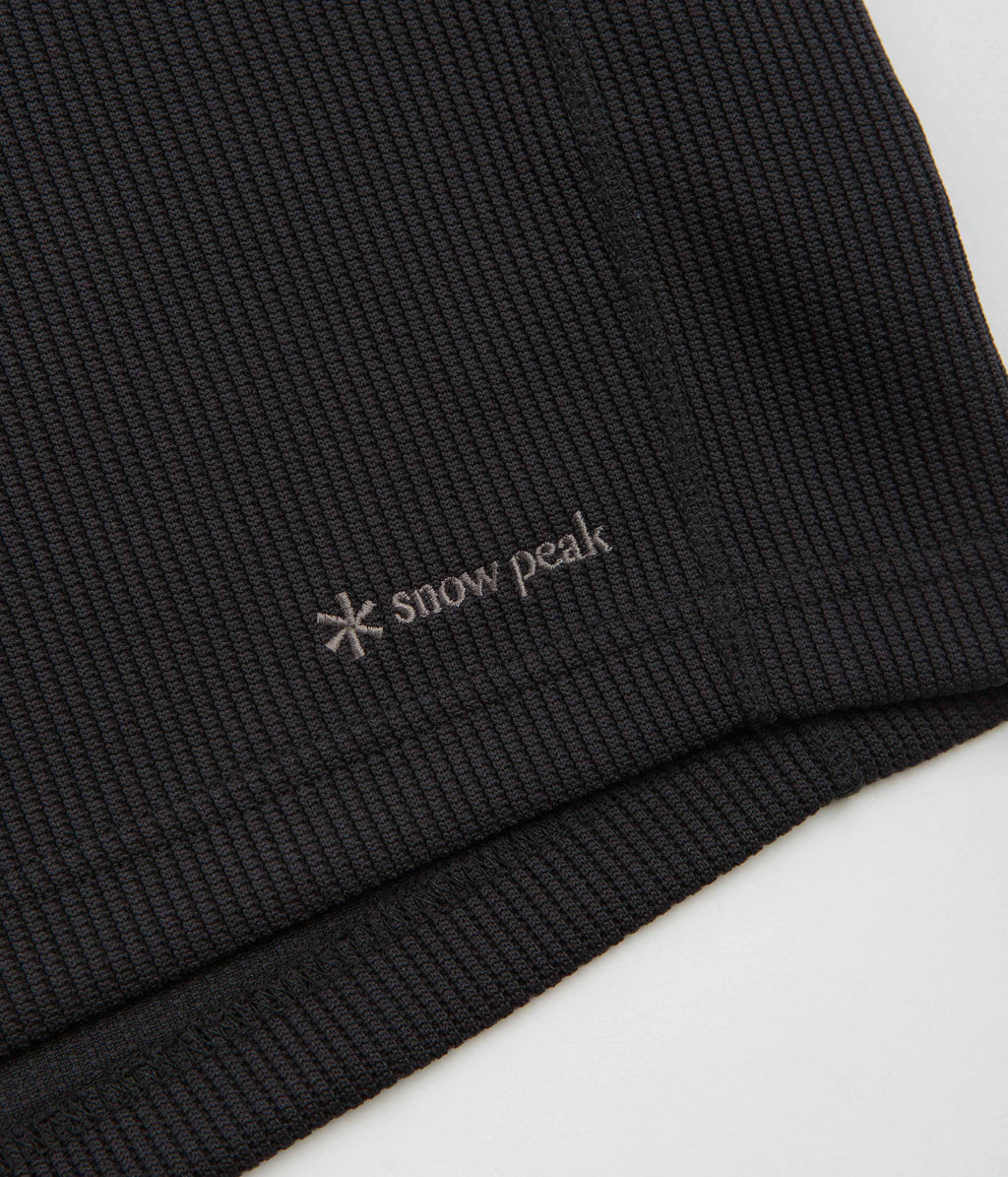 Snow Peak Dry Thermal T-Shirt - Black
