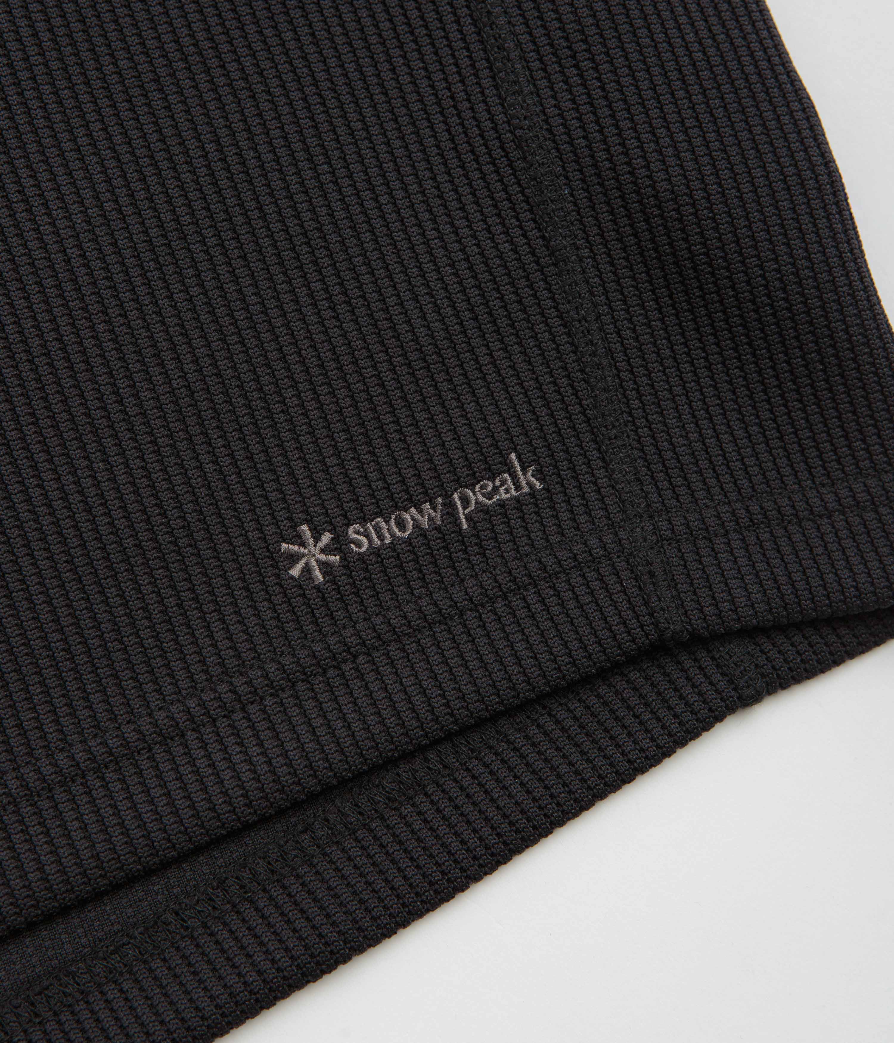 Snow Peak Dry Thermal T-Shirt - Black