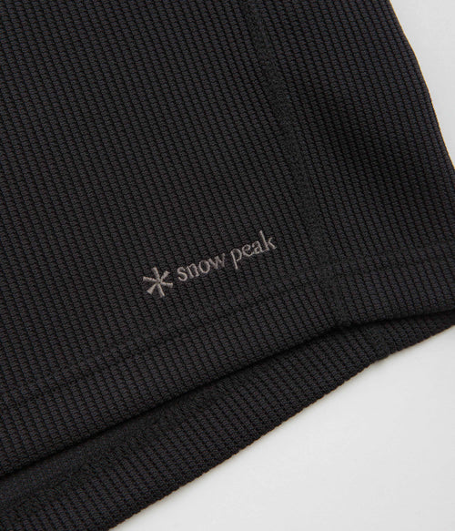Snow Peak Dry Thermal T-Shirt - Black