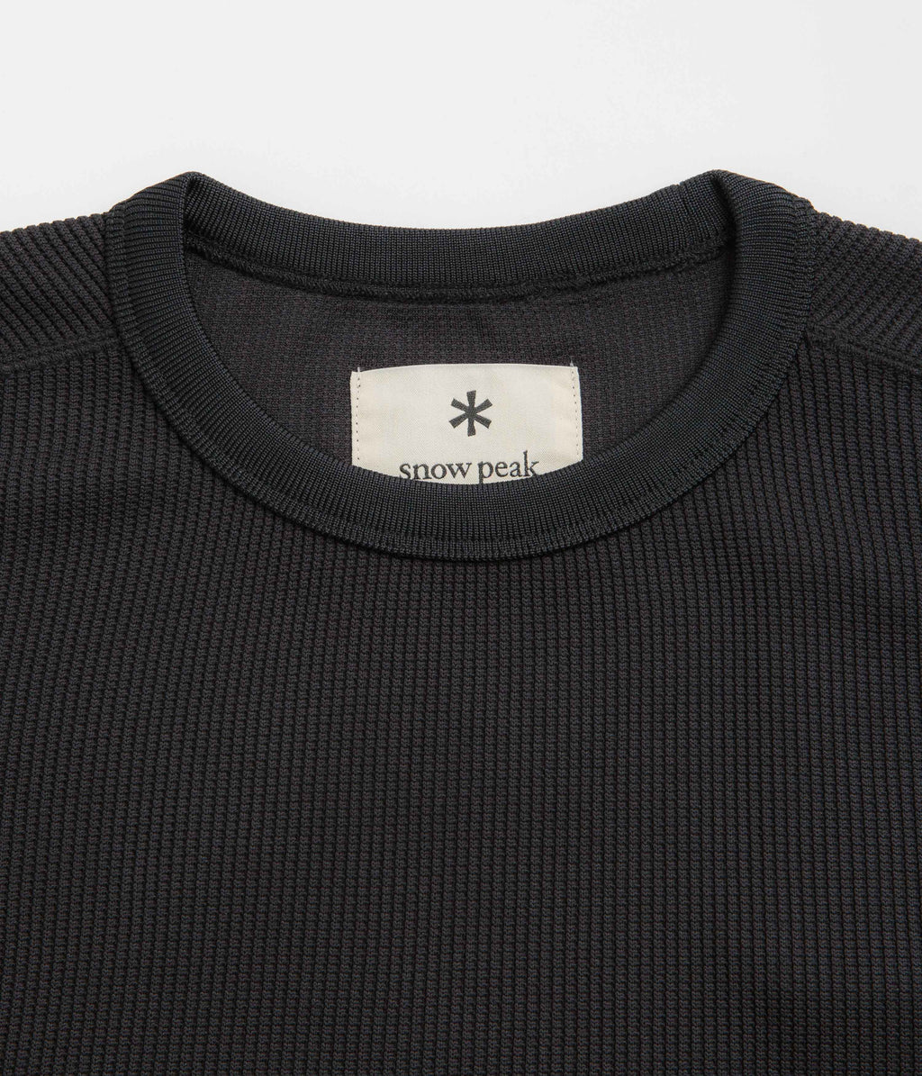 Snow Peak Dry Thermal T-Shirt - Black