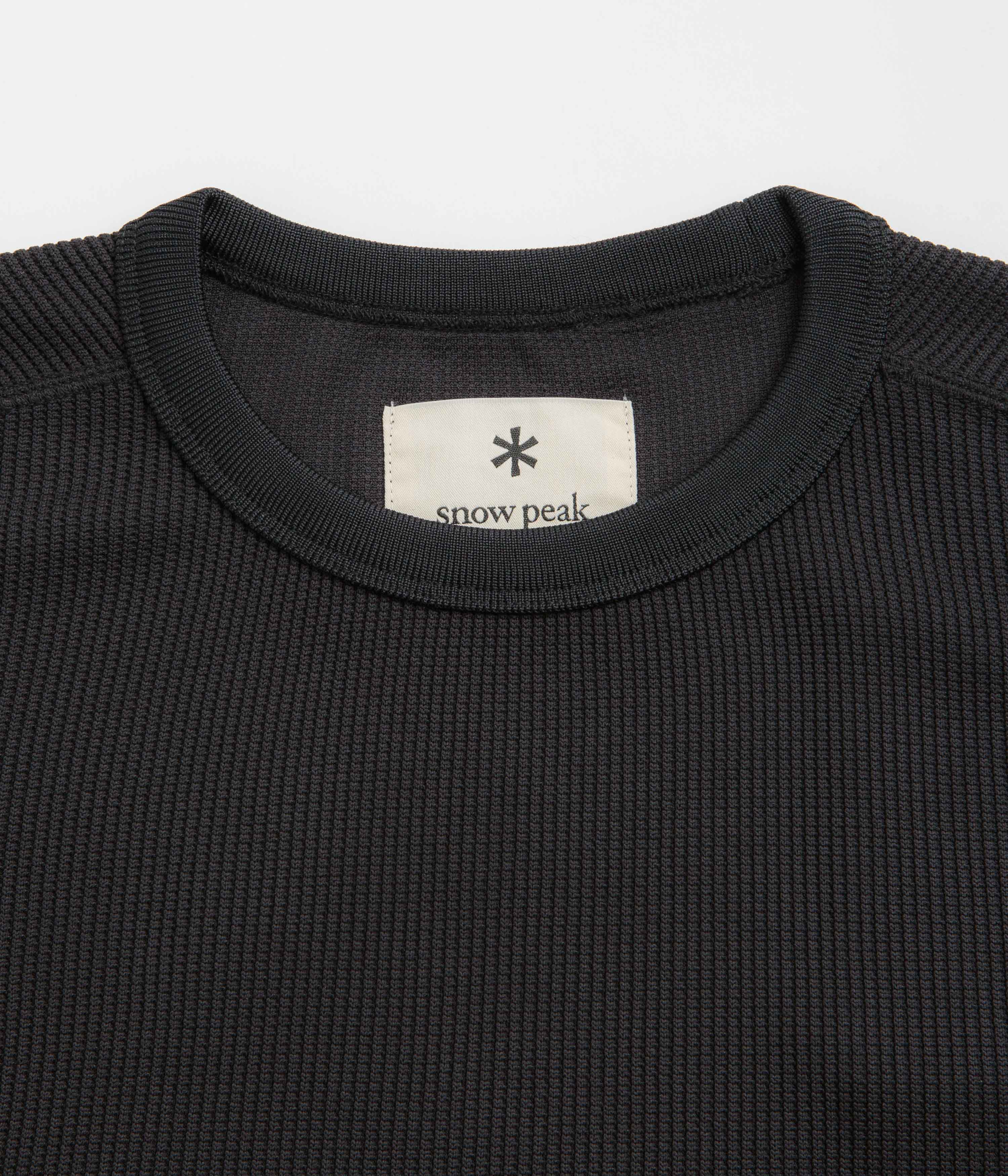 Snow Peak Dry Thermal T-Shirt - Black