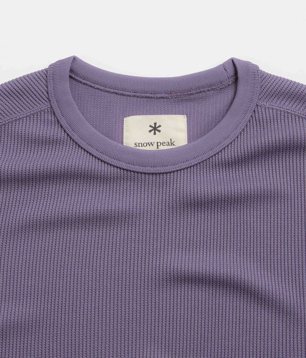 Snow Peak Dry Thermal T-Shirt - Light Purple