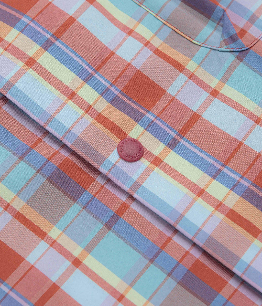Snow Peak Fade Check Breezy Shirt - Red
