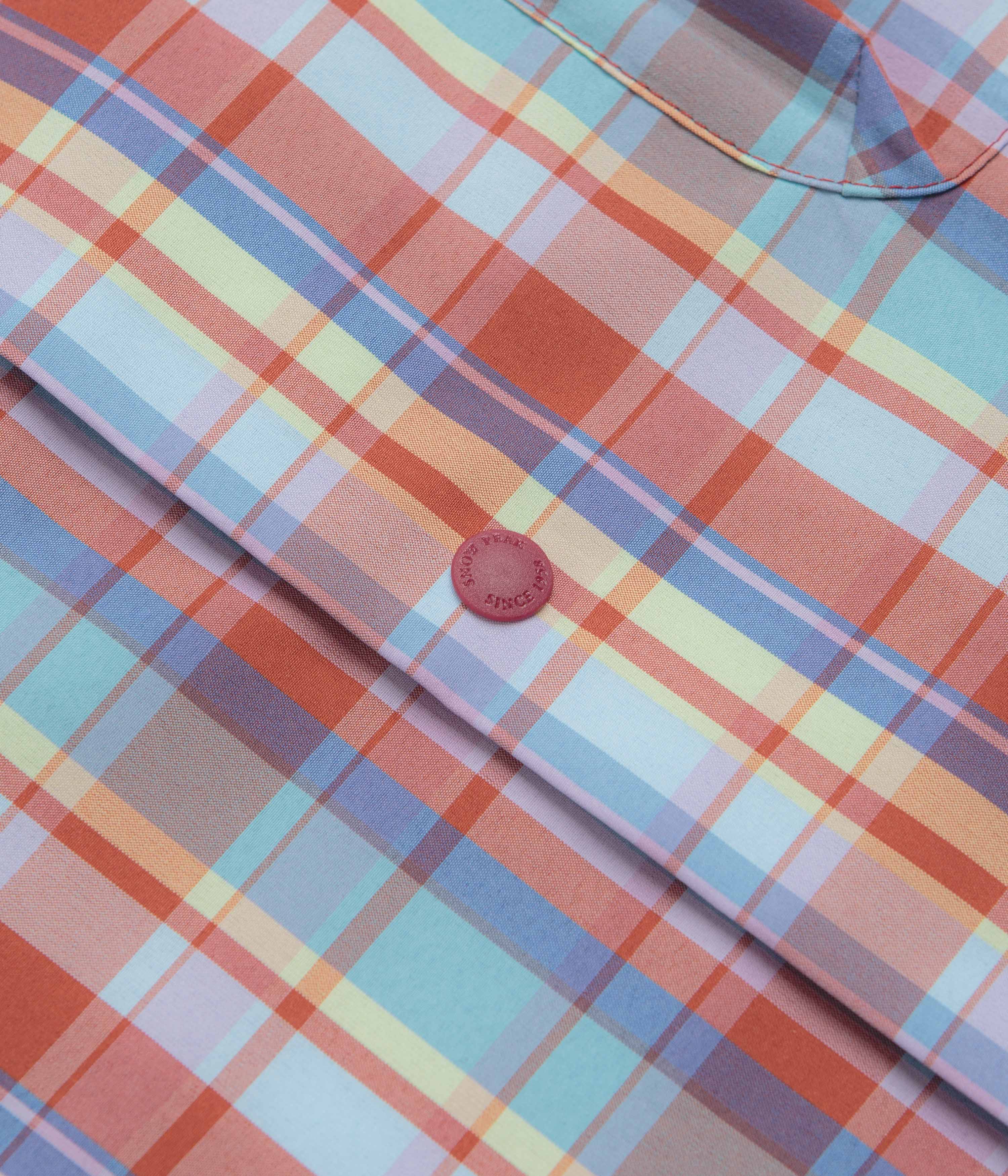 Snow Peak Fade Check Breezy Shirt - Red