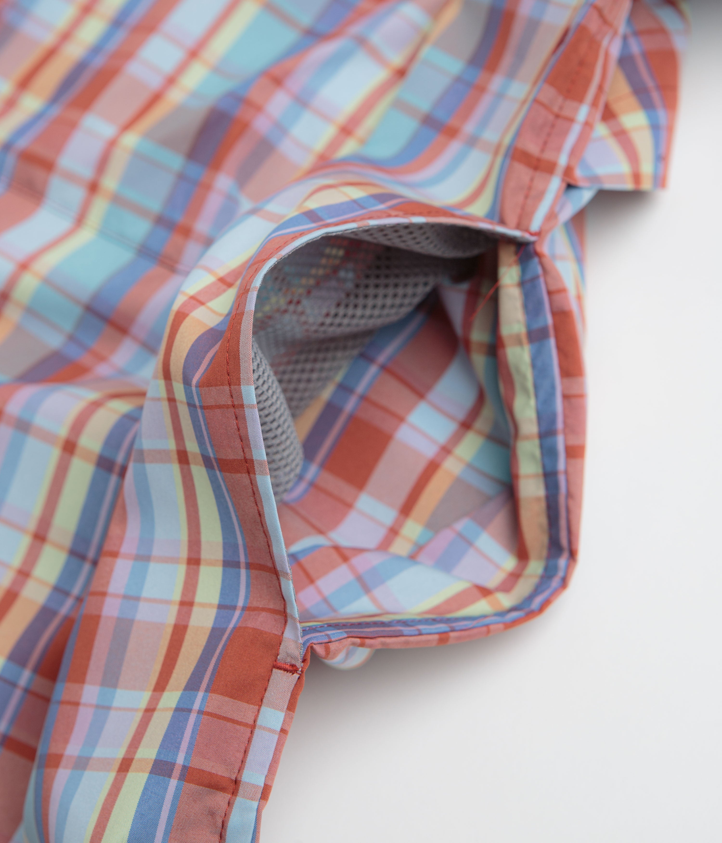 Snow Peak Fade Check Breezy Shirt - Red