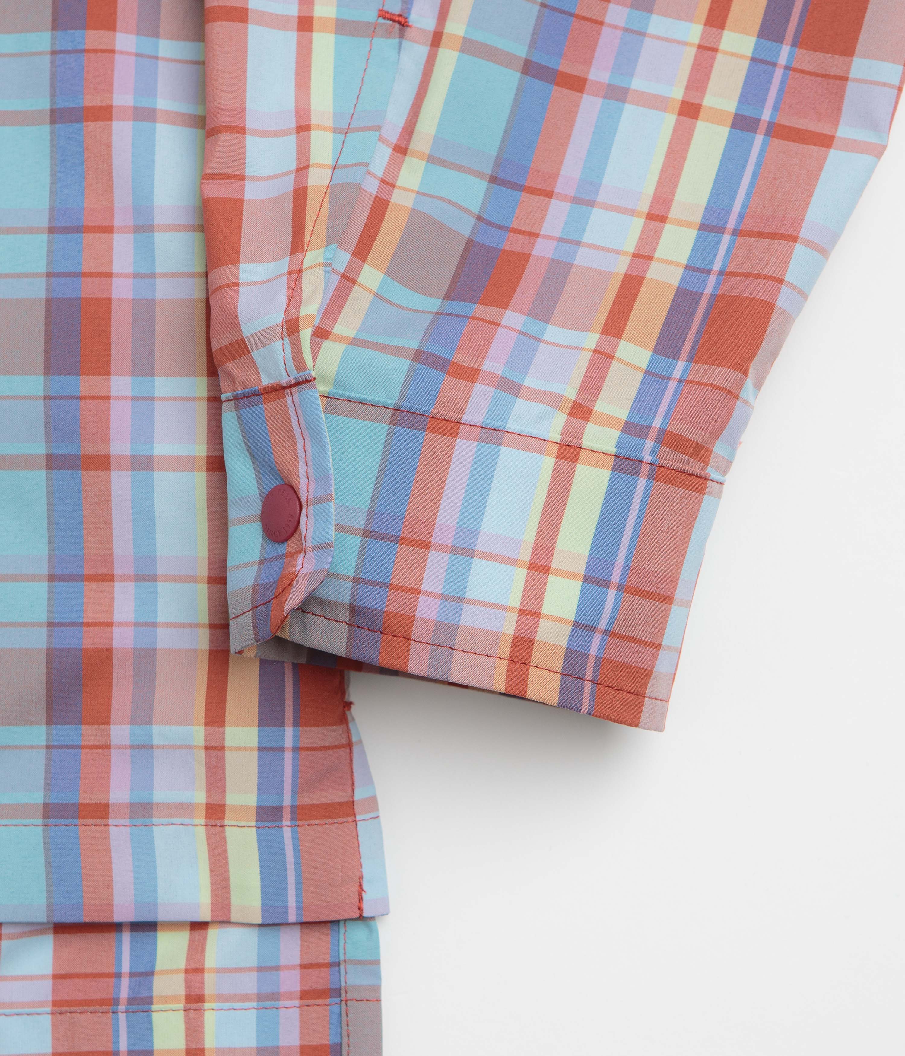 Snow Peak Fade Check Breezy Shirt - Red