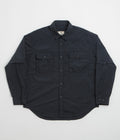 Snow Peak Garment Dyed Convertible Shirt - Black