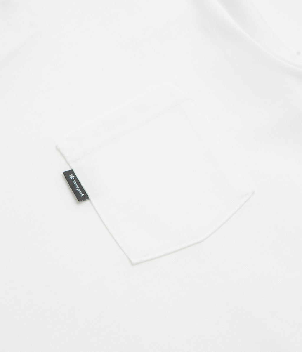 Snow Peak NSD Pocket T-Shirt - Off White