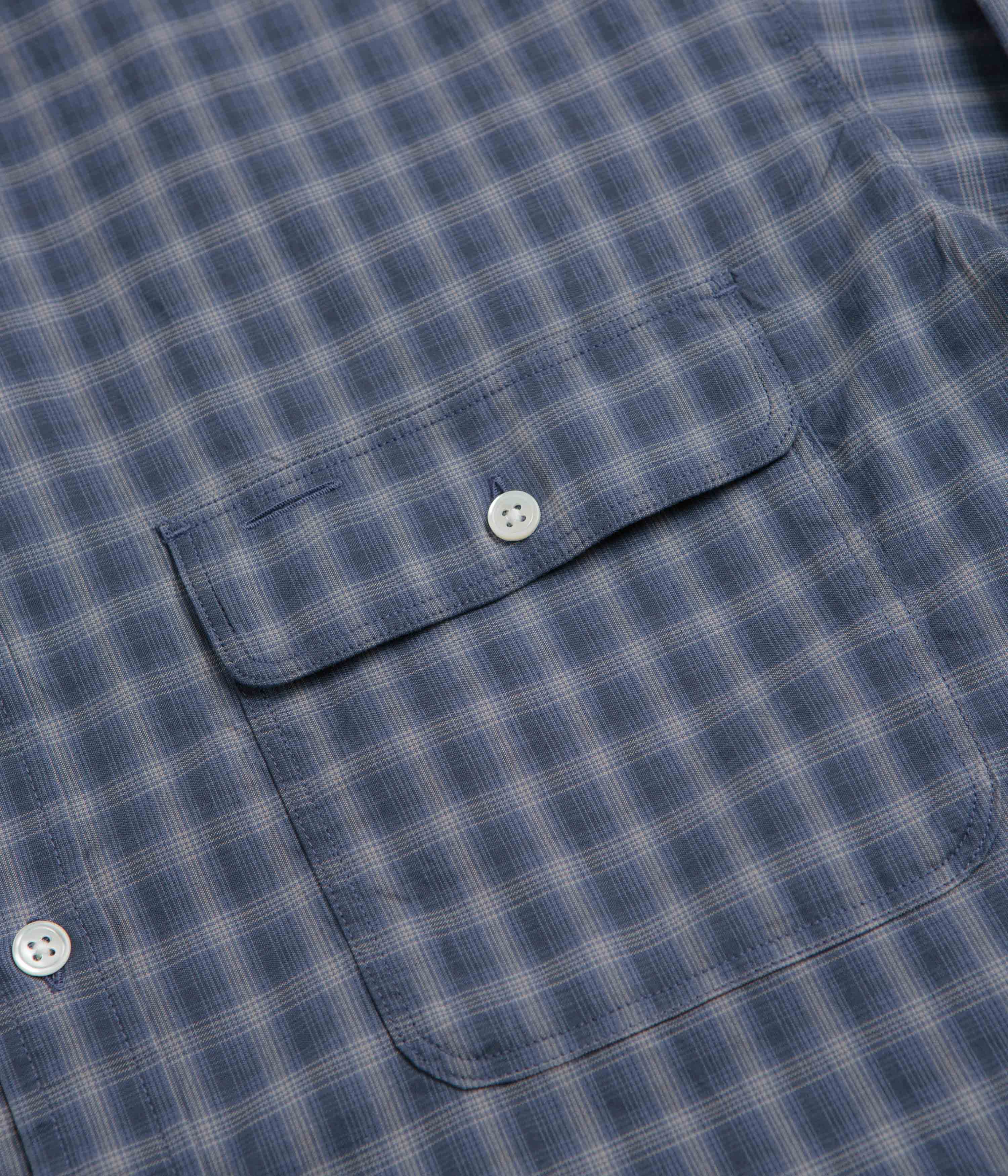 Snow Peak Ombre Check Shirt - Blue