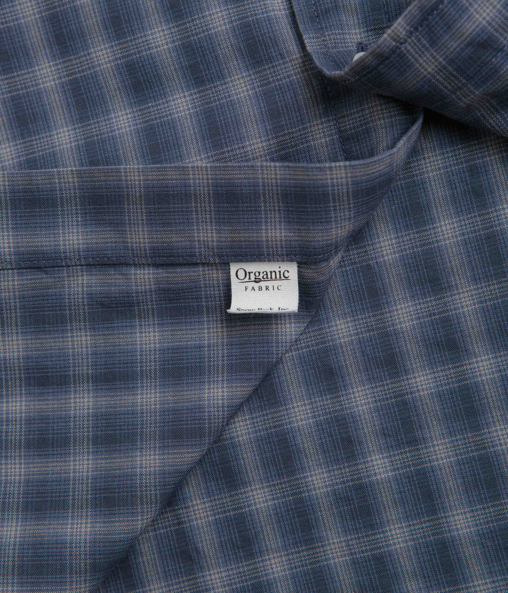 Snow Peak Ombre Check Shirt - Blue