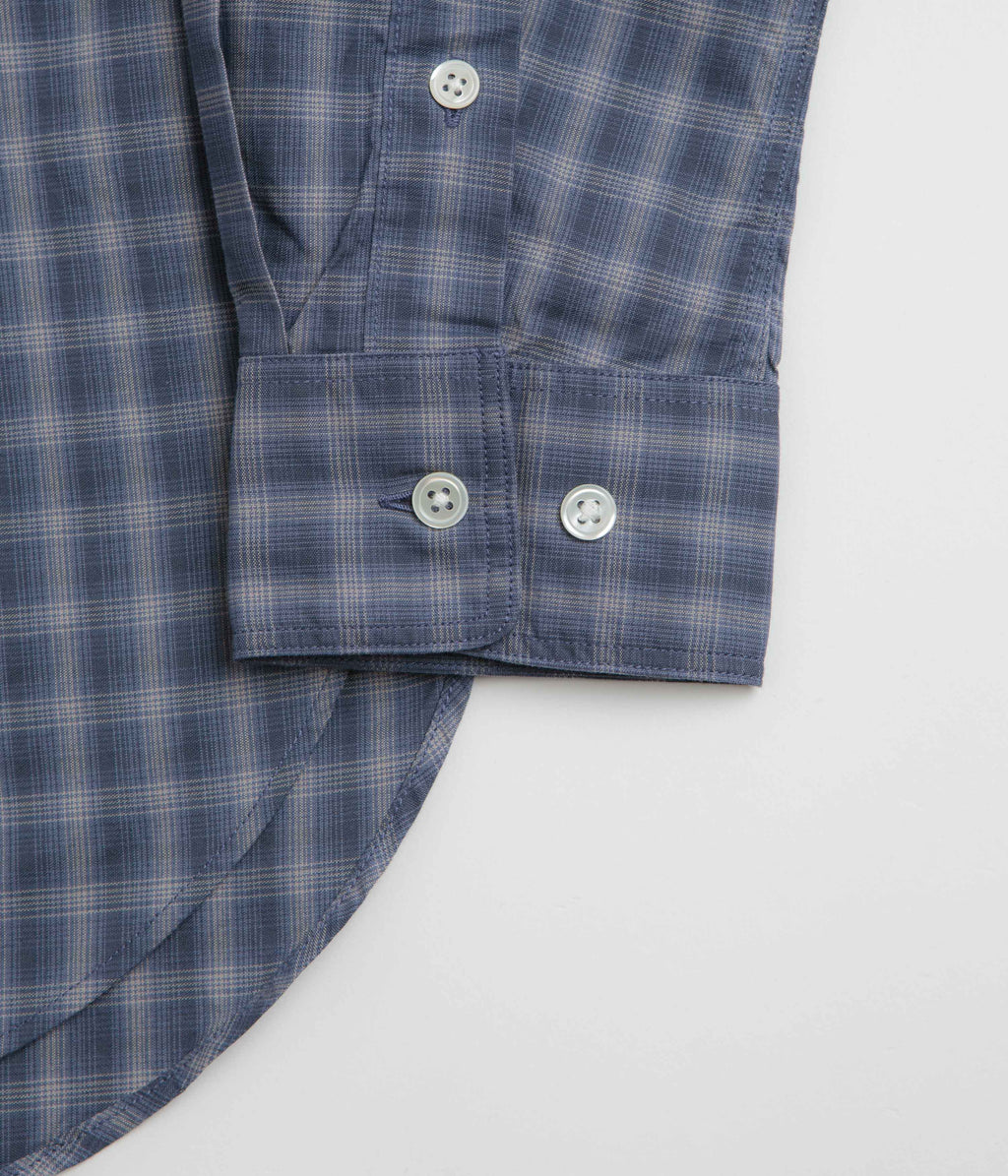 Snow Peak Ombre Check Shirt - Blue