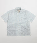 Snow Peak Patterned Take Short Sleeve Shirt - Light Grey