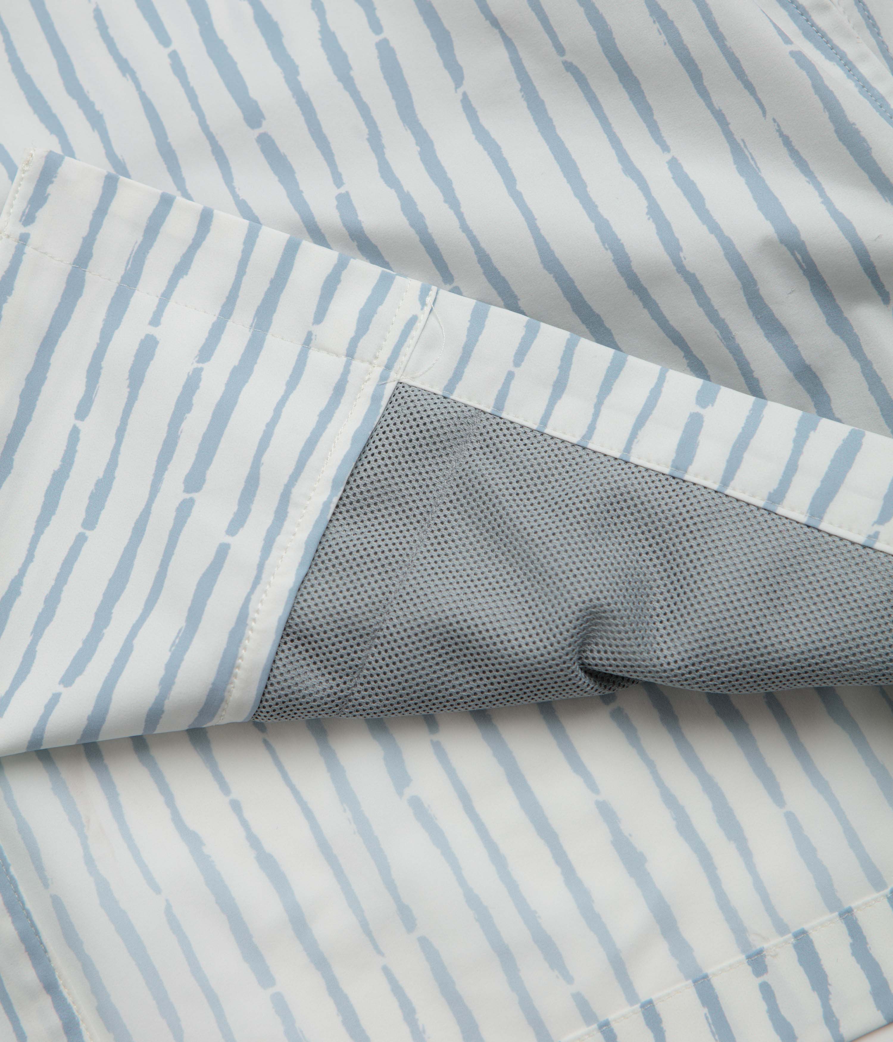 Snow Peak Patterned Take Short Sleeve Shirt - Light Grey