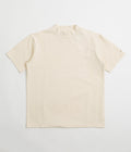 Snow Peak Recycled Cotton Heavy Mockneck T-Shirt - Ecru