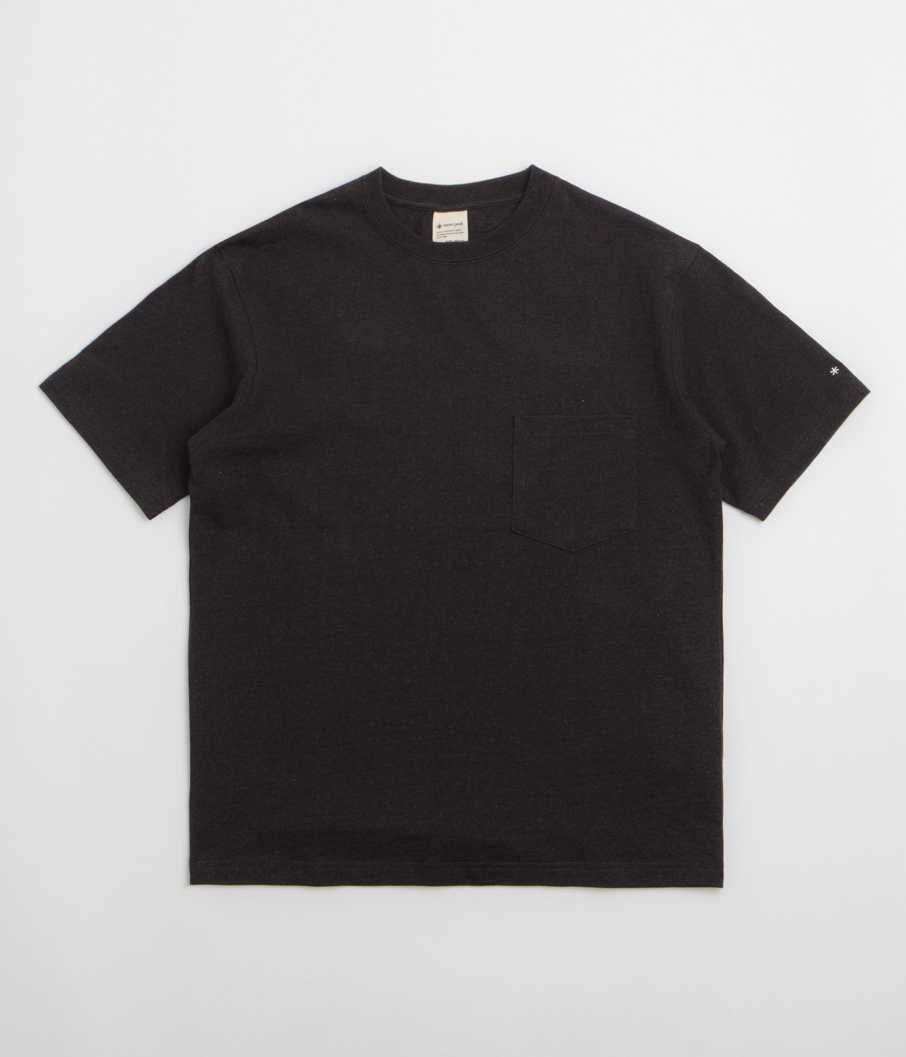 Snow Peak Recycled Cotton T-Shirt - Black